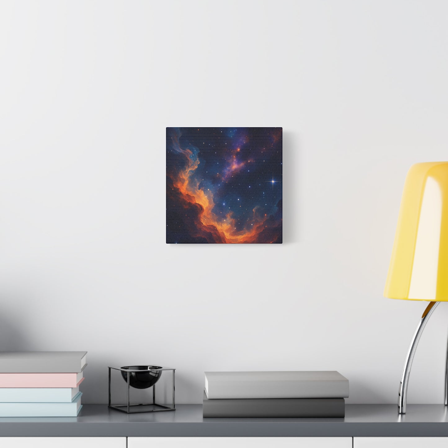 Stellar Flame – Nebula Canvas Art