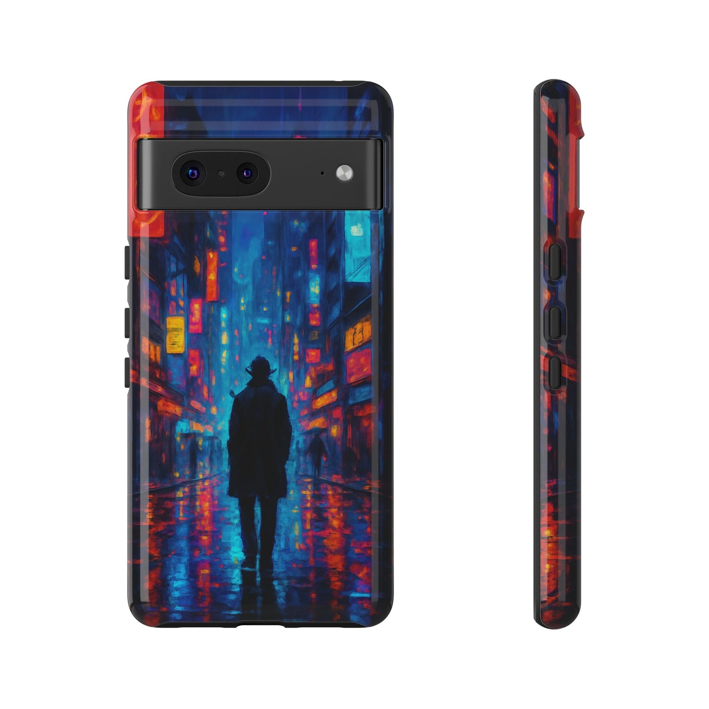 Neon City Nights – Urban Glow Phone Case