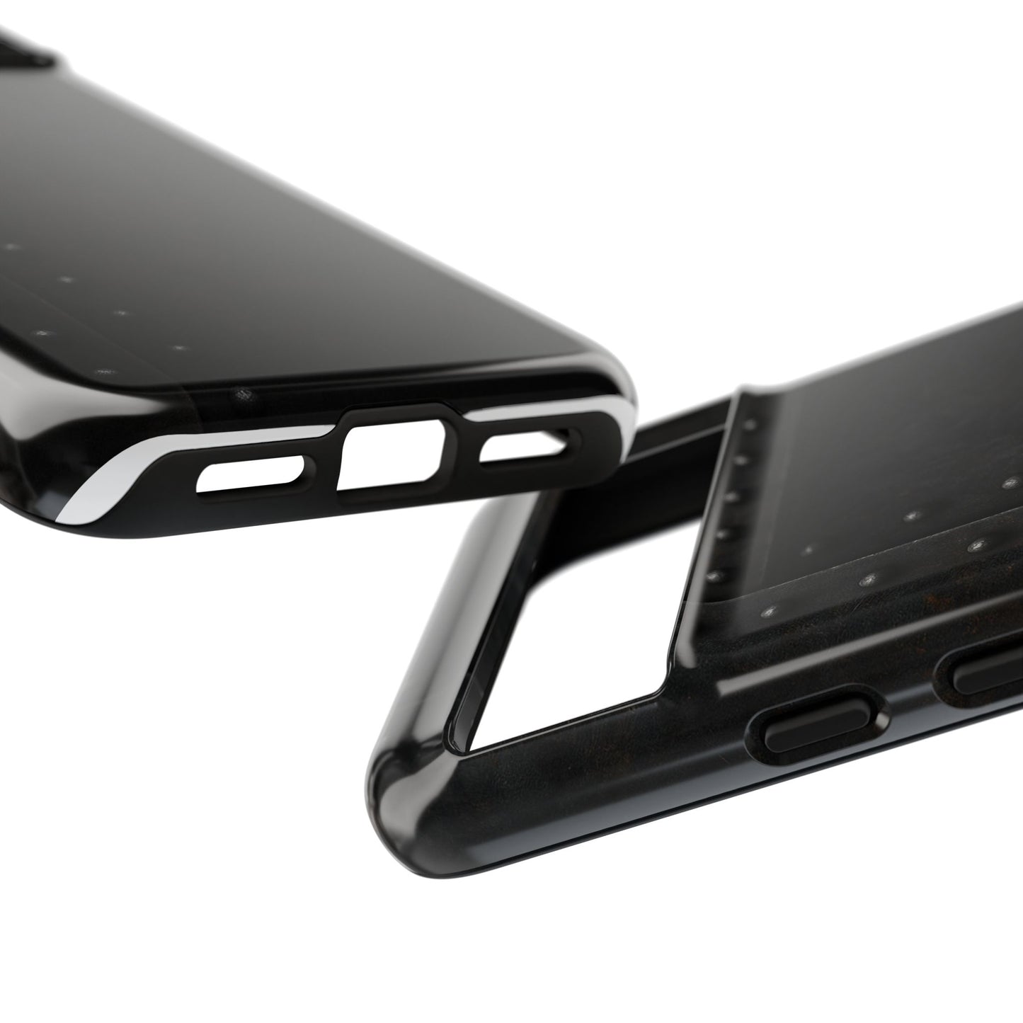 Steel & Smoke – Riveted Shadows Phone Case
