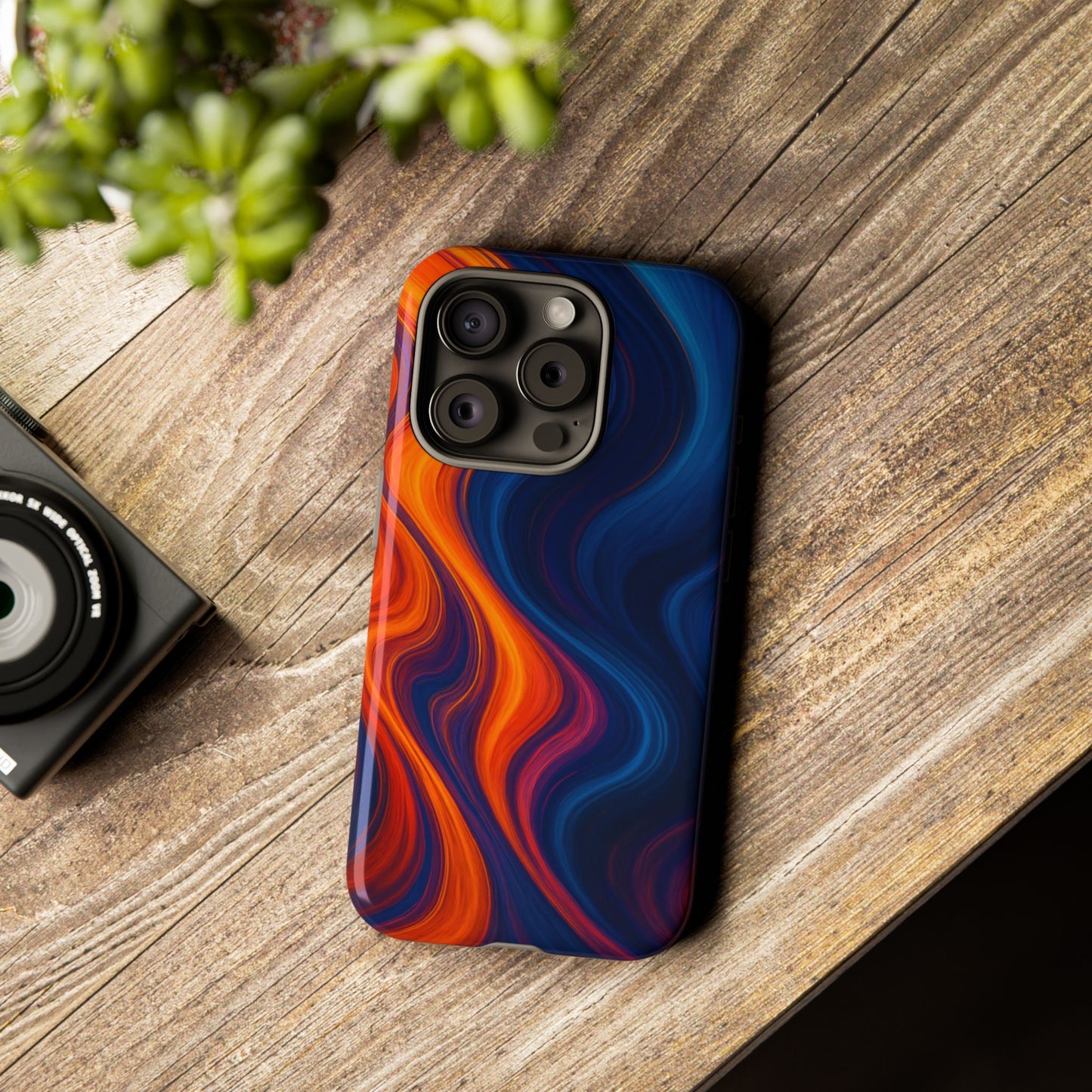 Stylish Phone Case, Protective Cover for iPhone, Unique Gift for Tech Lovers, Vibrant Design, Birthday, Holiday, Everyday Use