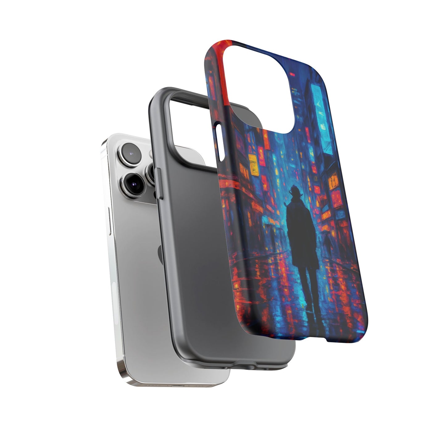 Neon City Nights – Urban Glow Phone Case