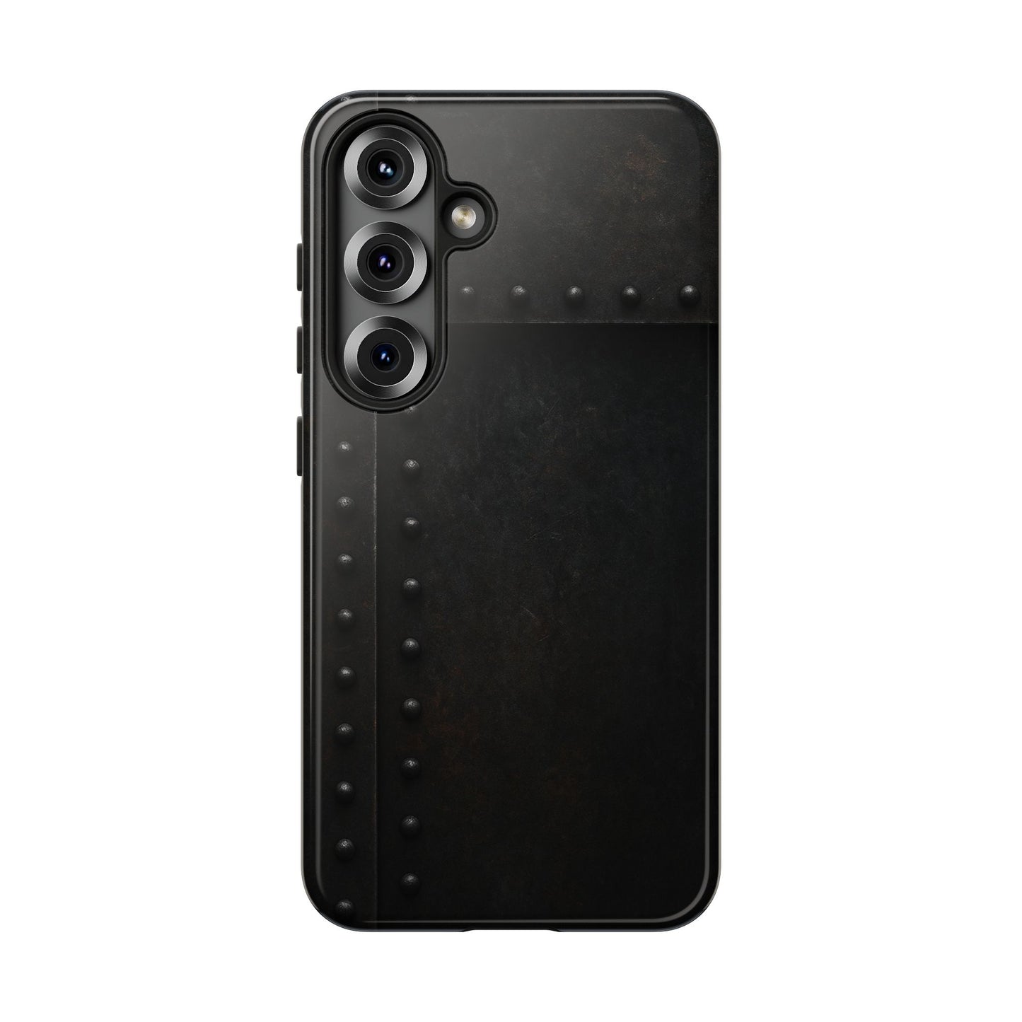 Steel & Smoke – Riveted Shadows Phone Case