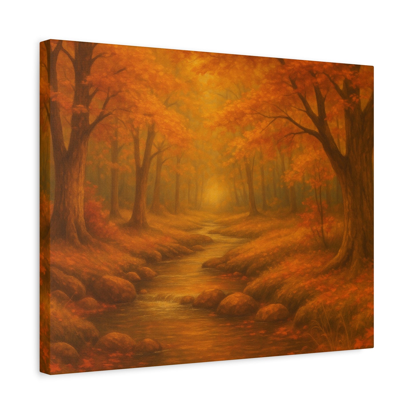 Autumn Landscape Canvas Print, Cozy Home Decor, Fall Wall Art, Nature Inspired Gift, Thanksgiving Decoration