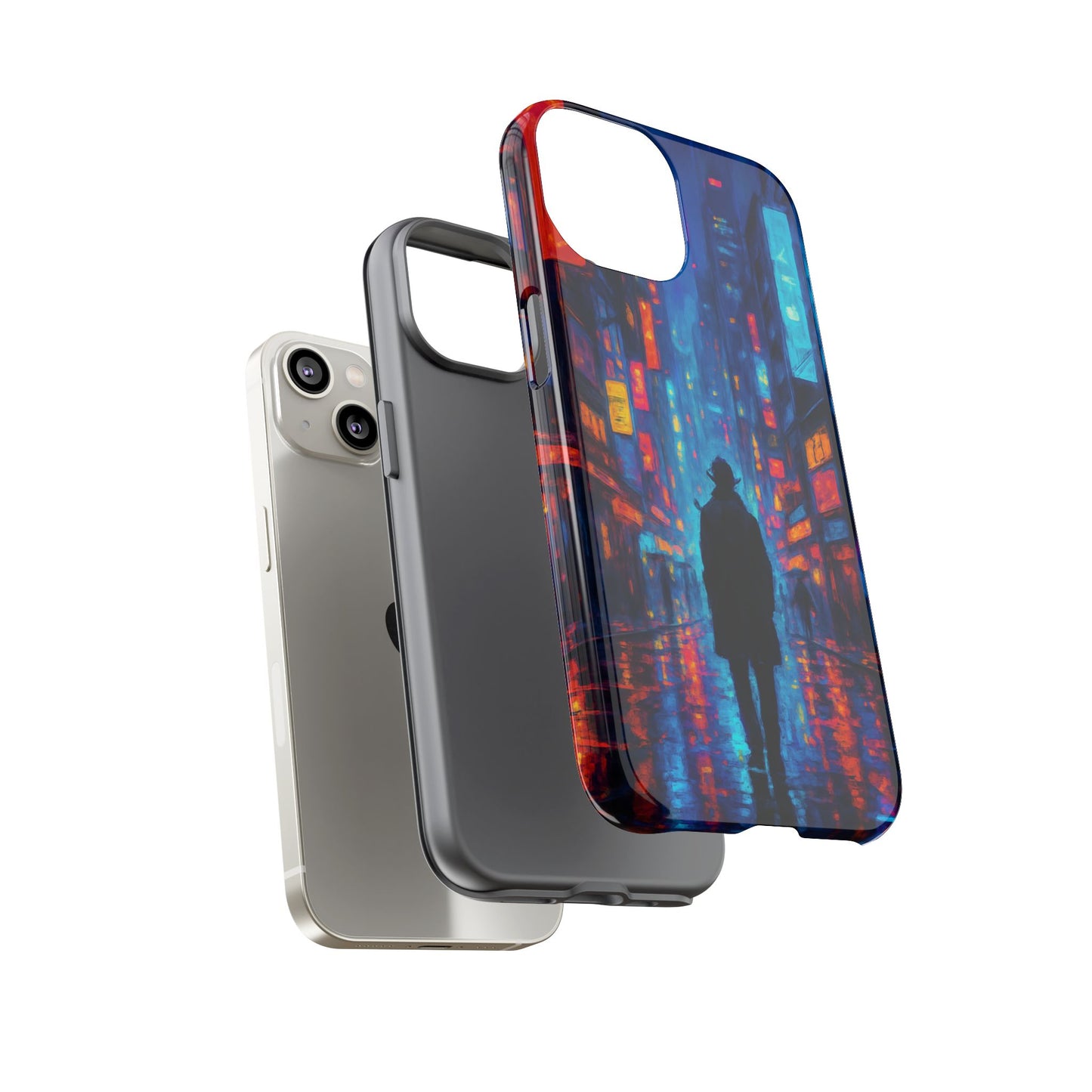 Neon City Nights – Urban Glow Phone Case