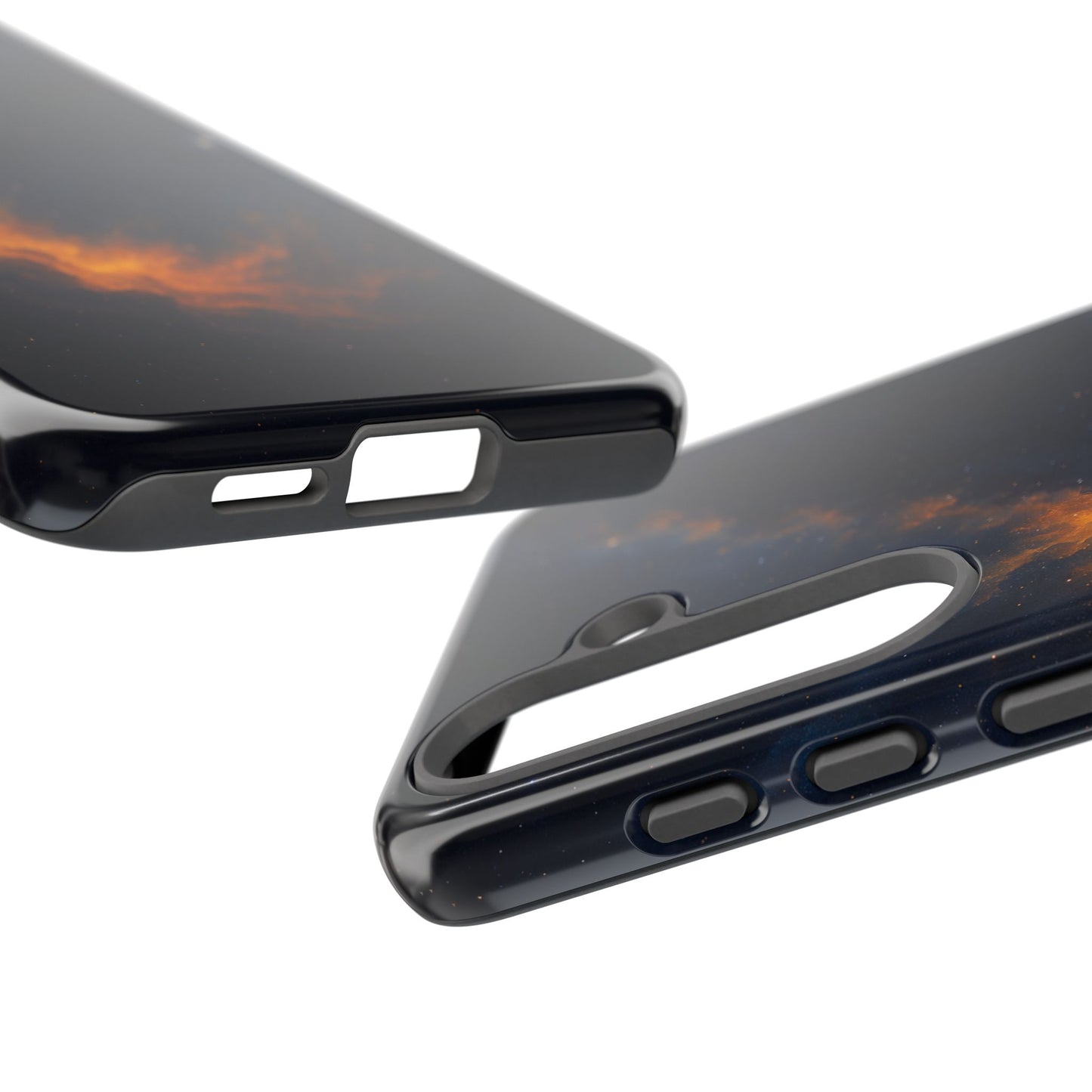 Stellar Flame – Cosmic Nebula Art Phone Case