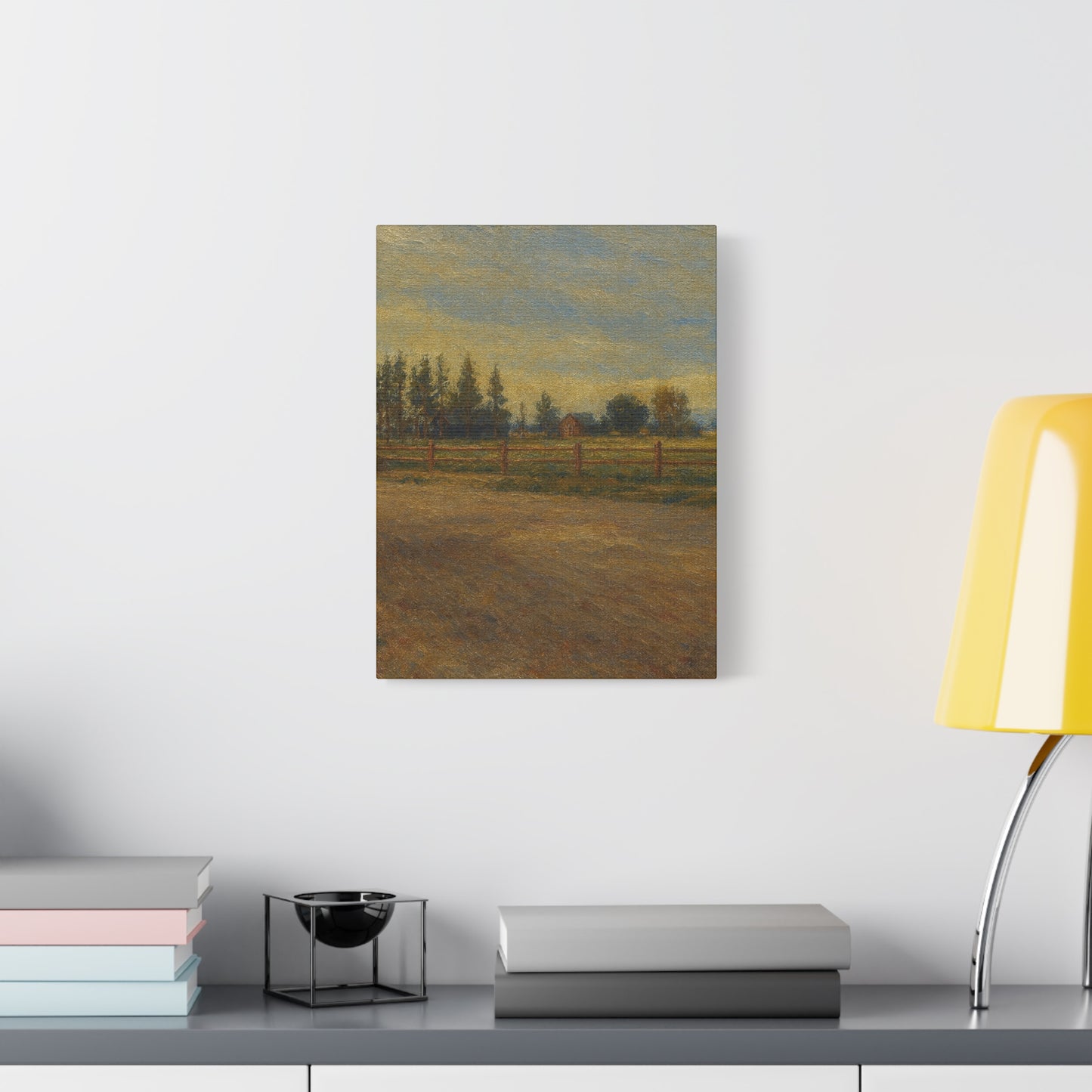 Rustic Landscape Canvas Print, Home Decor, Art for Living Room, Farmhouse Style, Gift for Art Lovers