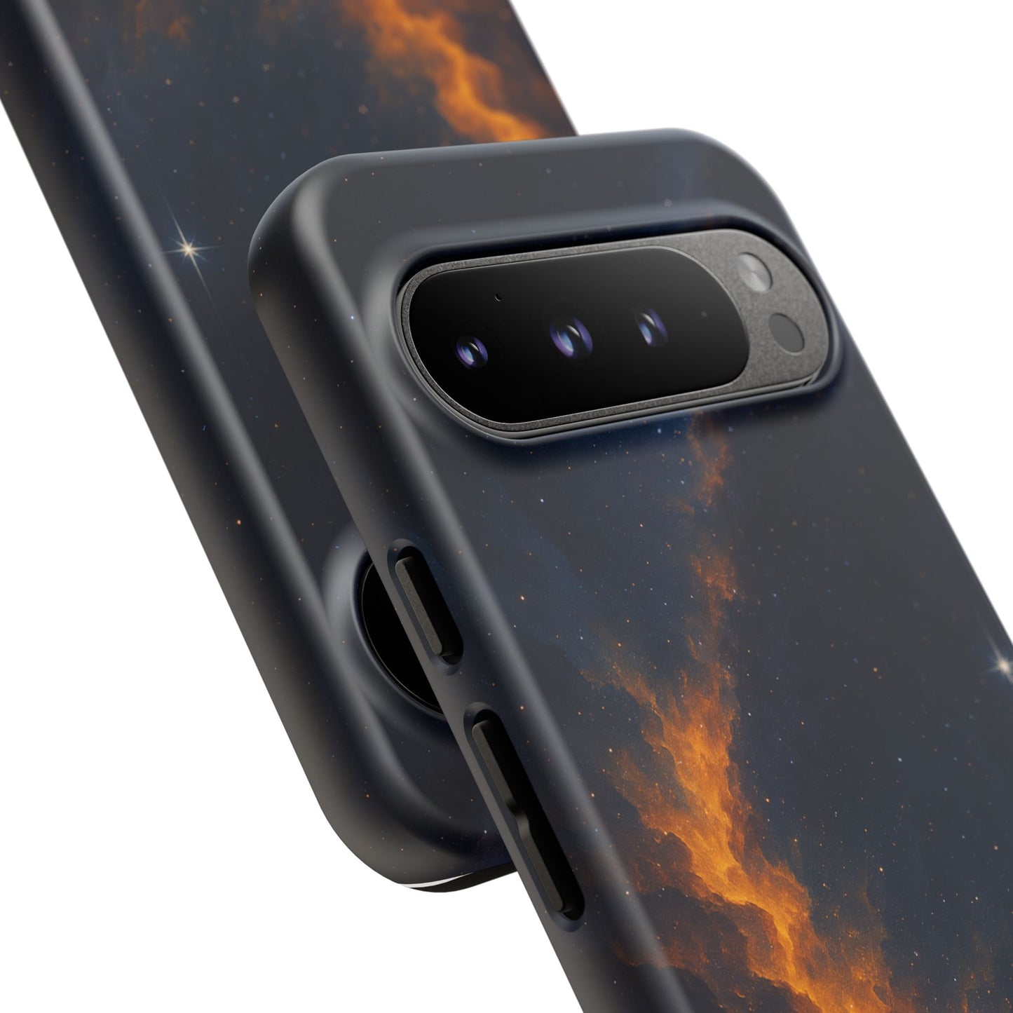 Stellar Flame – Cosmic Nebula Art Phone Case