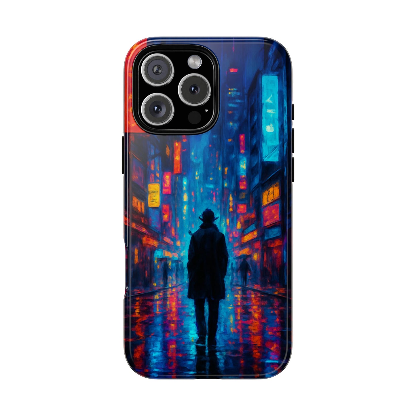 Neon City Nights – Urban Glow Phone Case