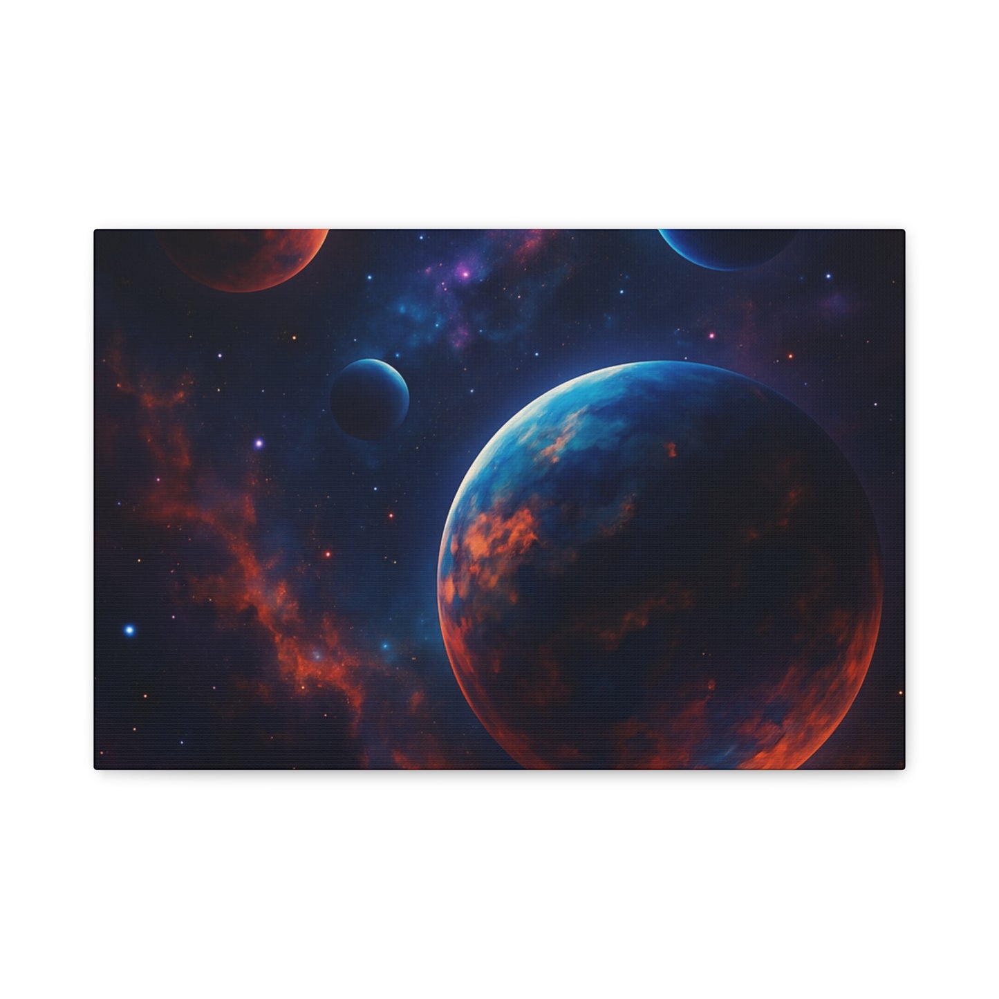 Cosmic Wall Art, Galaxy Canvas, Space Decor, Home Decoration, Astronomical Print, Nebula Artwork, Starry Wall Hanging