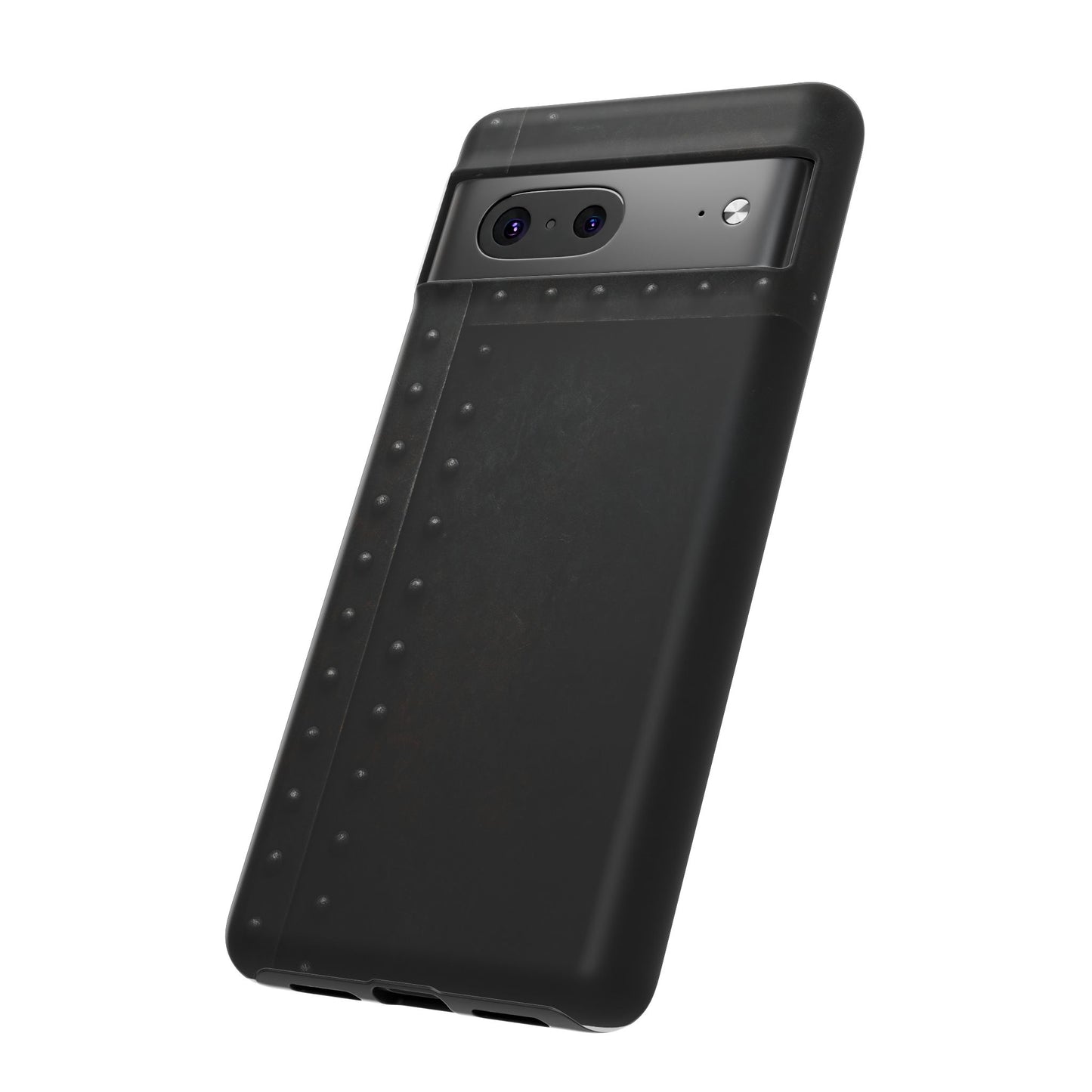 Steel & Smoke – Riveted Shadows Phone Case