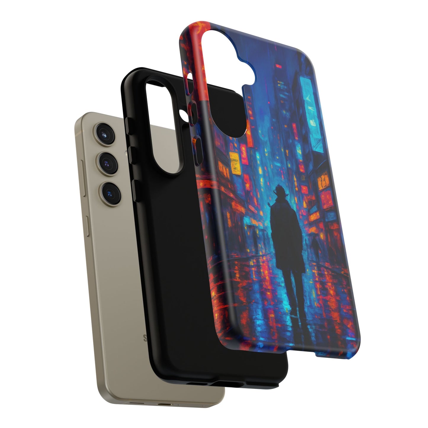 Neon City Nights – Urban Glow Phone Case