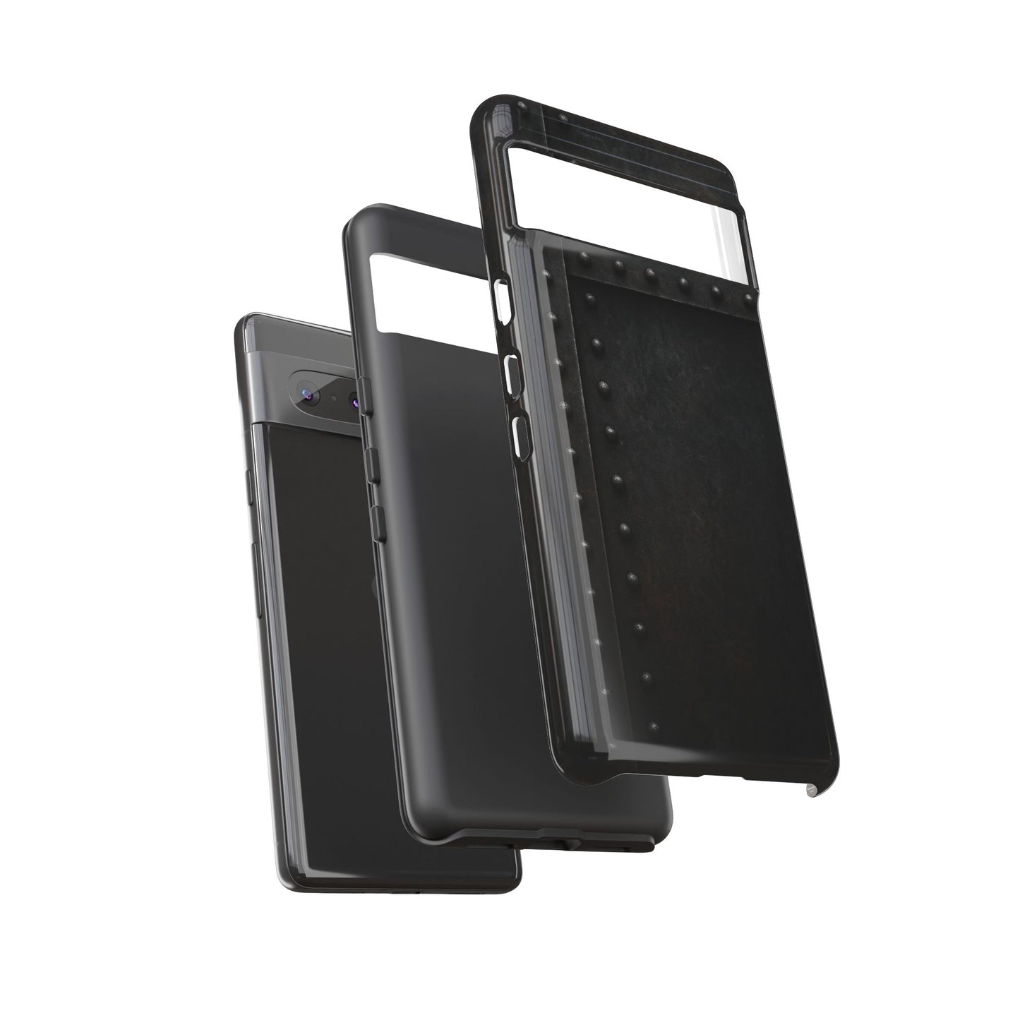 Steel & Smoke – Riveted Shadows Phone Case
