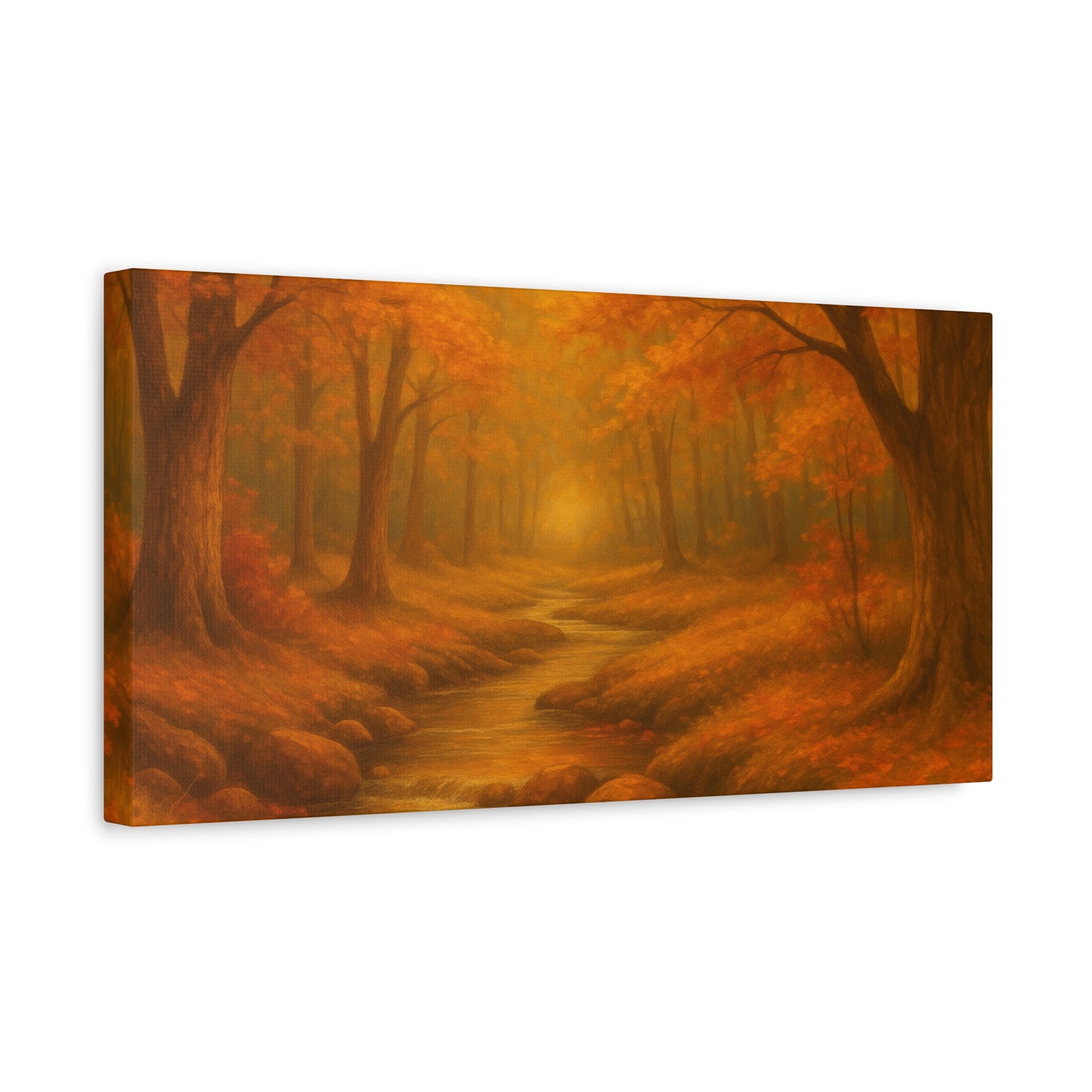 Autumn Landscape Canvas Print, Cozy Home Decor, Fall Wall Art, Nature Inspired Gift, Thanksgiving Decoration