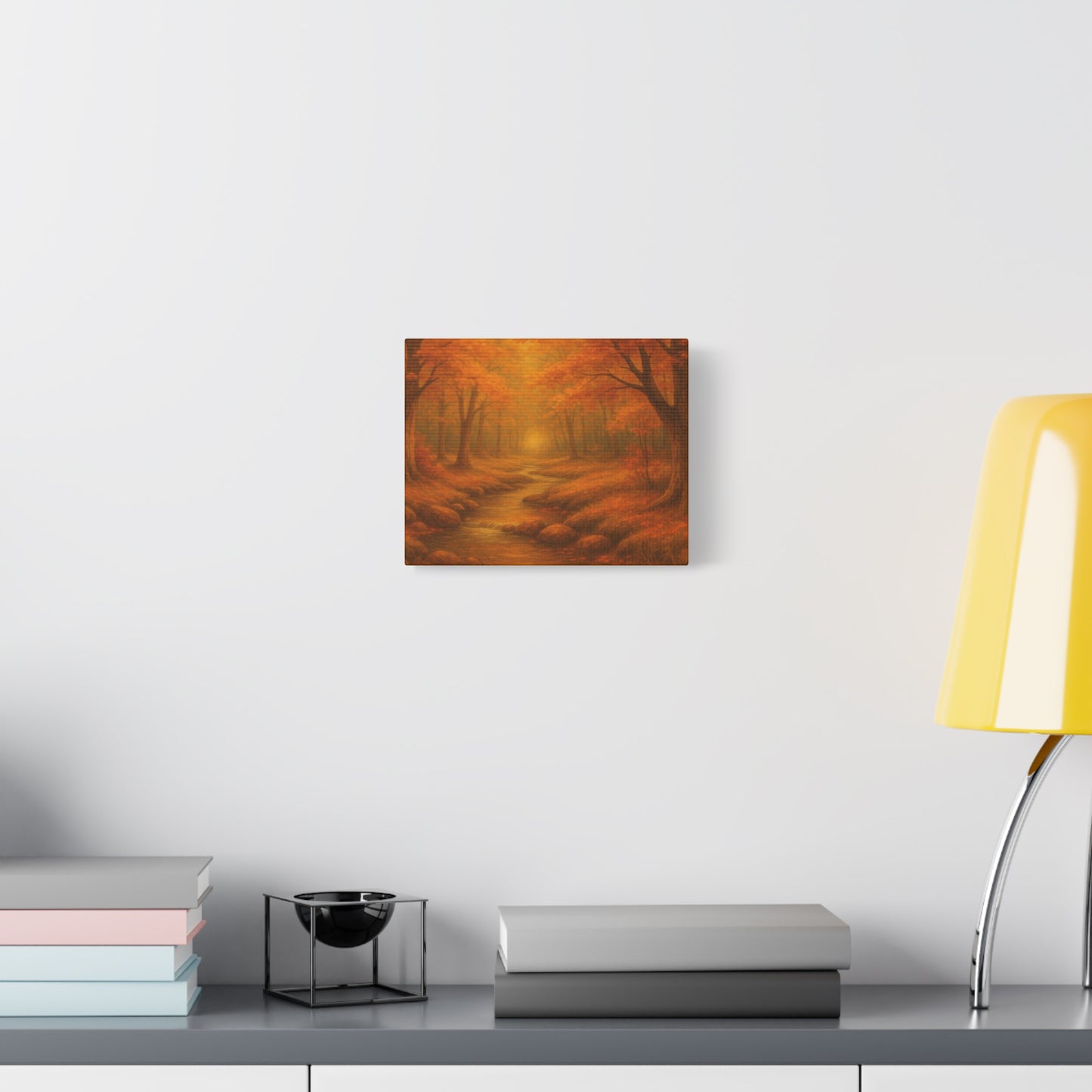 Autumn Landscape Canvas Print, Cozy Home Decor, Fall Wall Art, Nature Inspired Gift, Thanksgiving Decoration