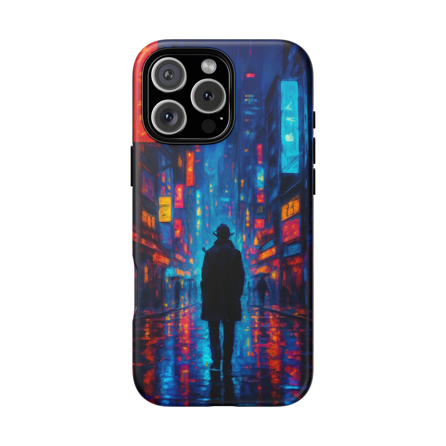 Neon City Nights – Urban Glow Phone Case