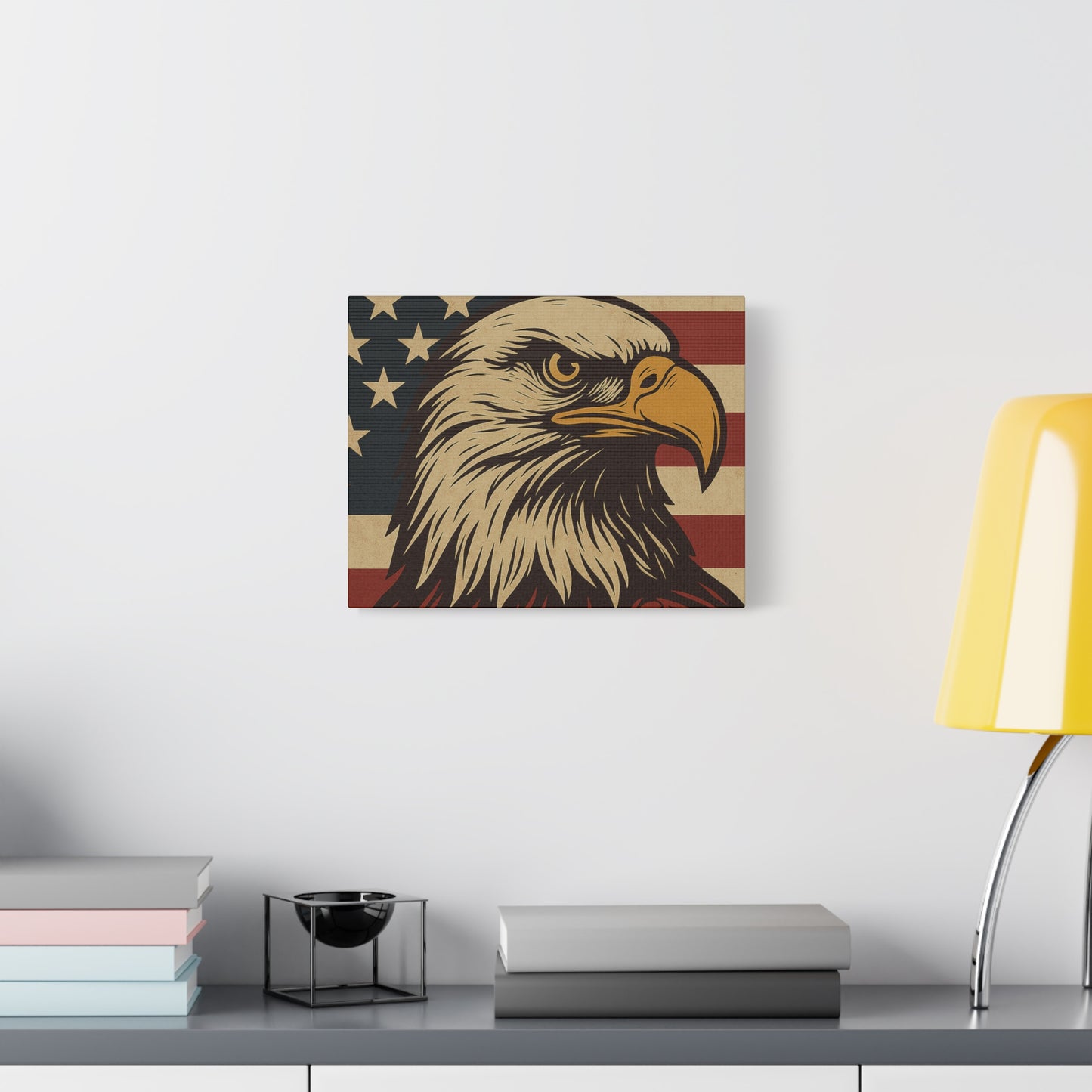 American Pride – Bald Eagle Canvas Art