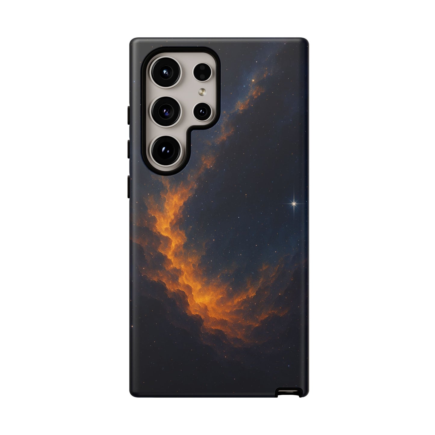 Stellar Flame – Cosmic Nebula Art Phone Case