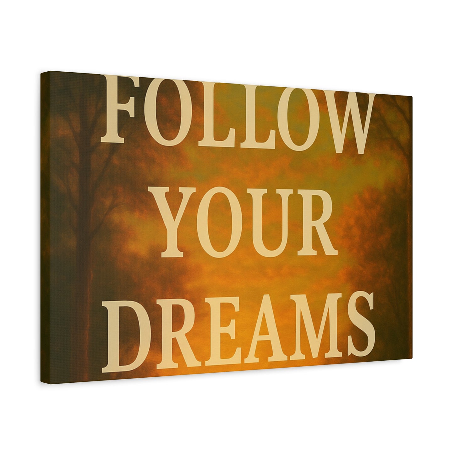 Inspirational Canvas Wall Art, Motivational Decor for Home and Office, Follow Your Dreams