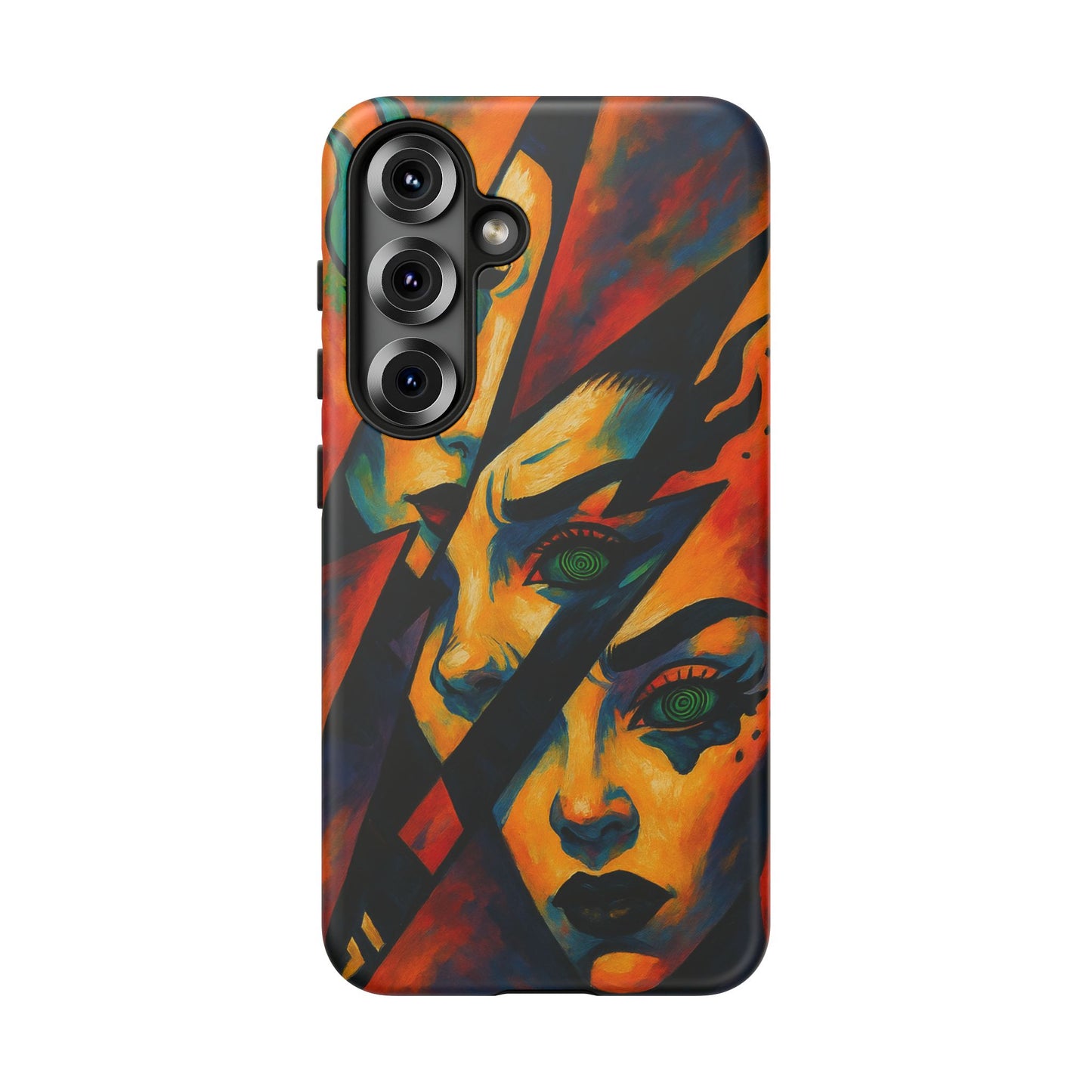 Vibrant Phone Case with Edgy Art, Tough Cases for Trendsetters, Unique Gift for Art Lovers, Colorful Phone Accessory, Protection and Style