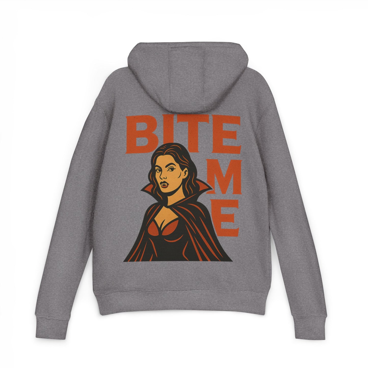 Vampire Bite Me Hoodie, Unisex Halloween Sweatshirt, Spooky Season Apparel, Gothic Fashion, Unique Gift for Vampires
