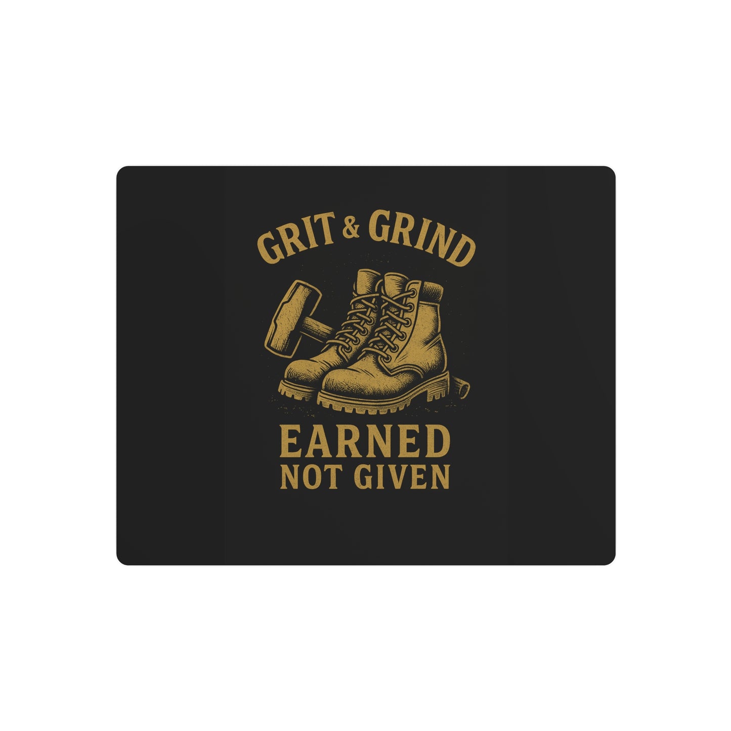 Grit & Grind Metal Art Sign
