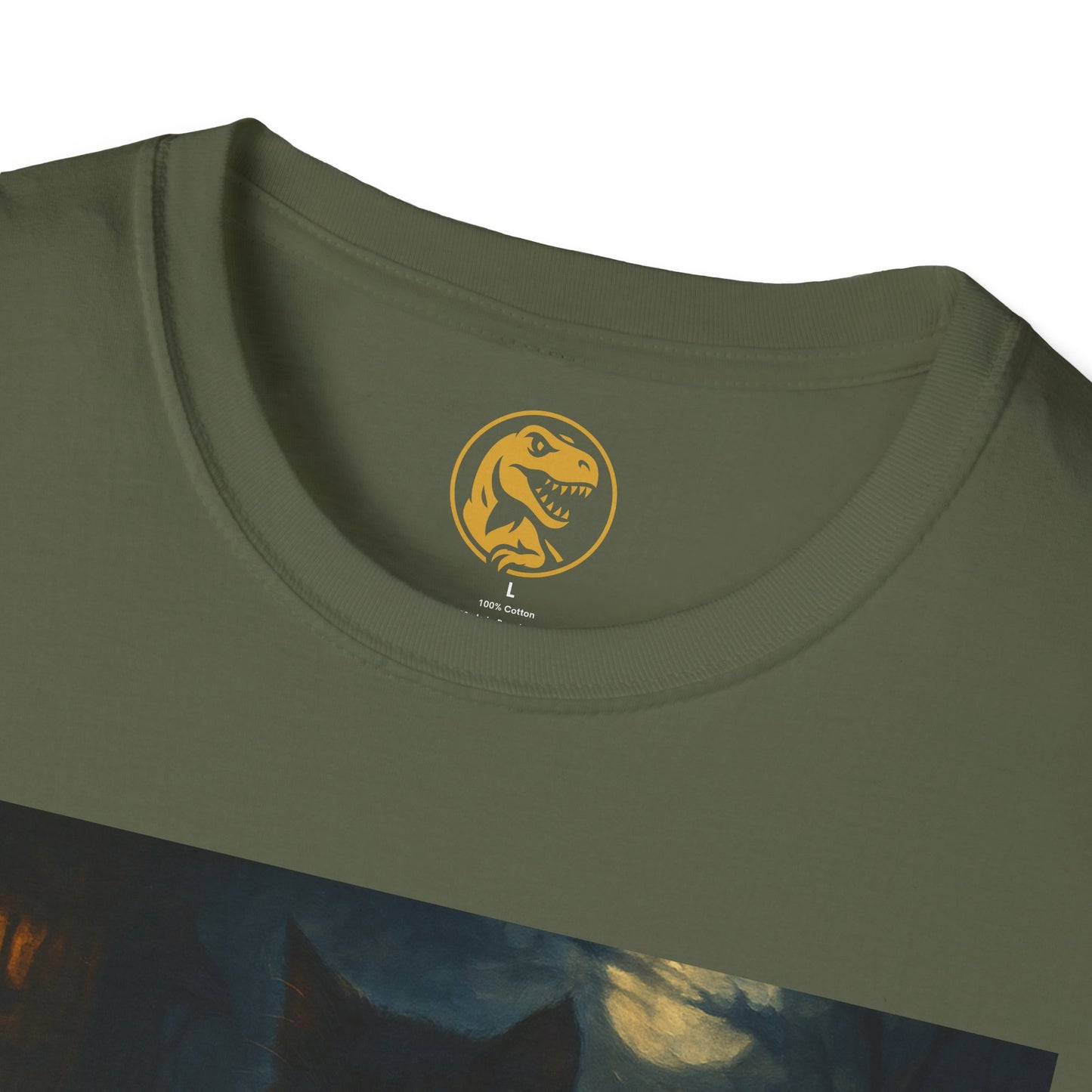 Halloween Cat & Pumpkin T-Shirt | Fall Shirt, Unisex Tee, Halloween Costume, Autumn Apparel, Spooky Gift