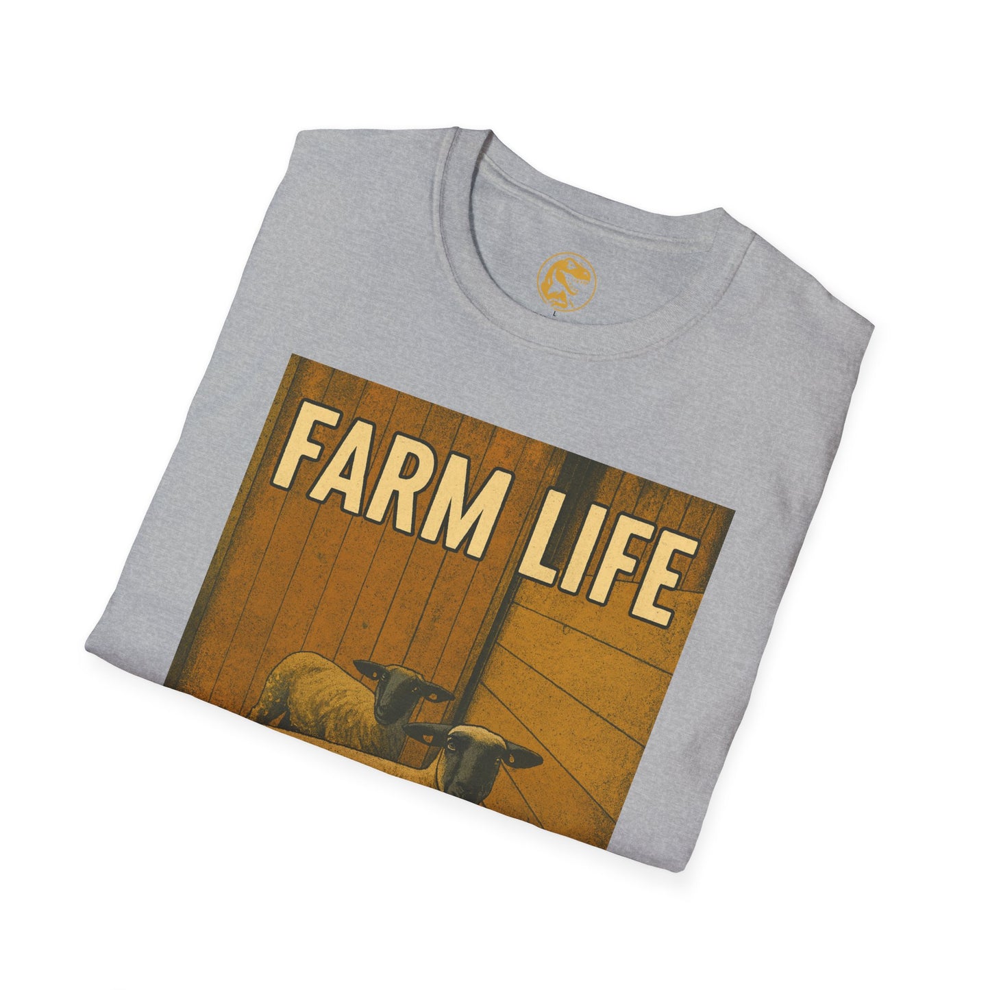 Farm Life T-Shirt, Softstyle Tee for Animal Lovers, Country Living Shirt, Farm house Apparel, Gift for Farmers