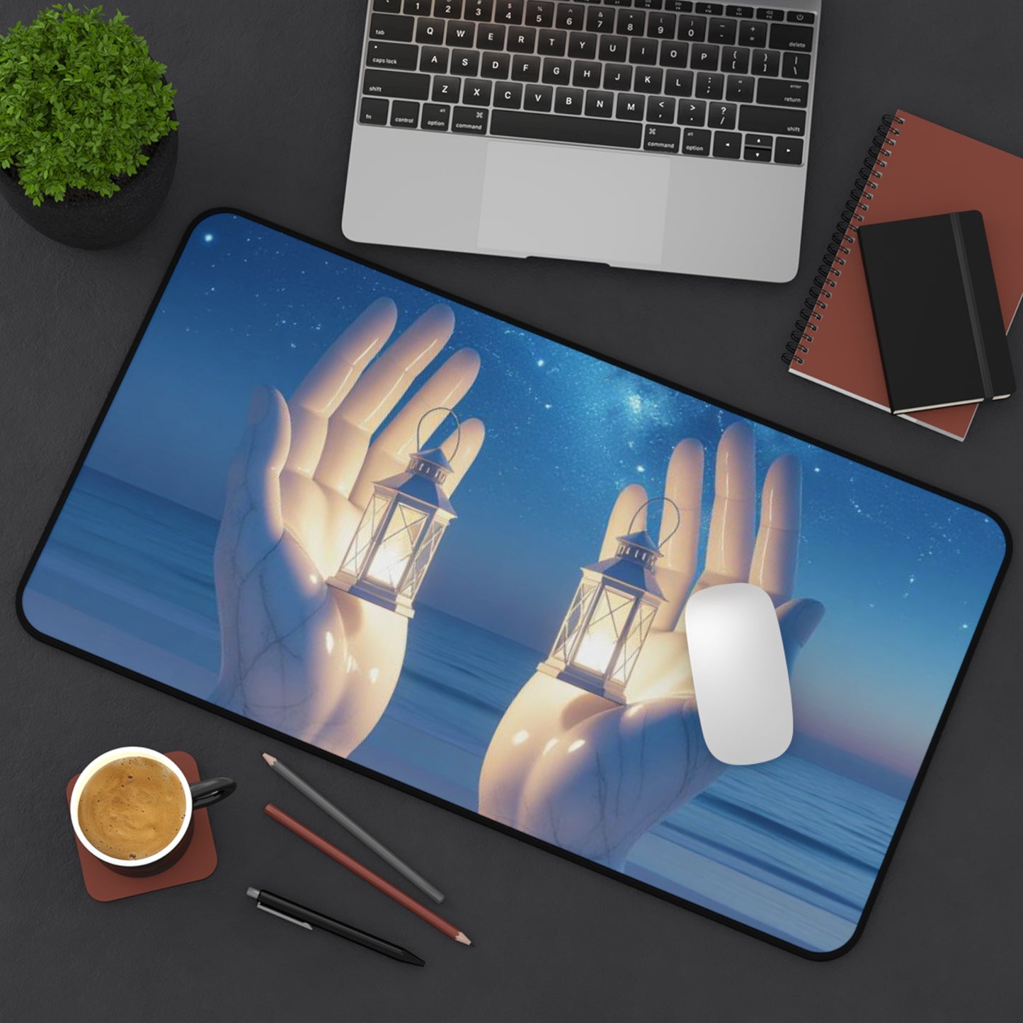 Hands of Light Desk Mat – Inspire Your Workspace