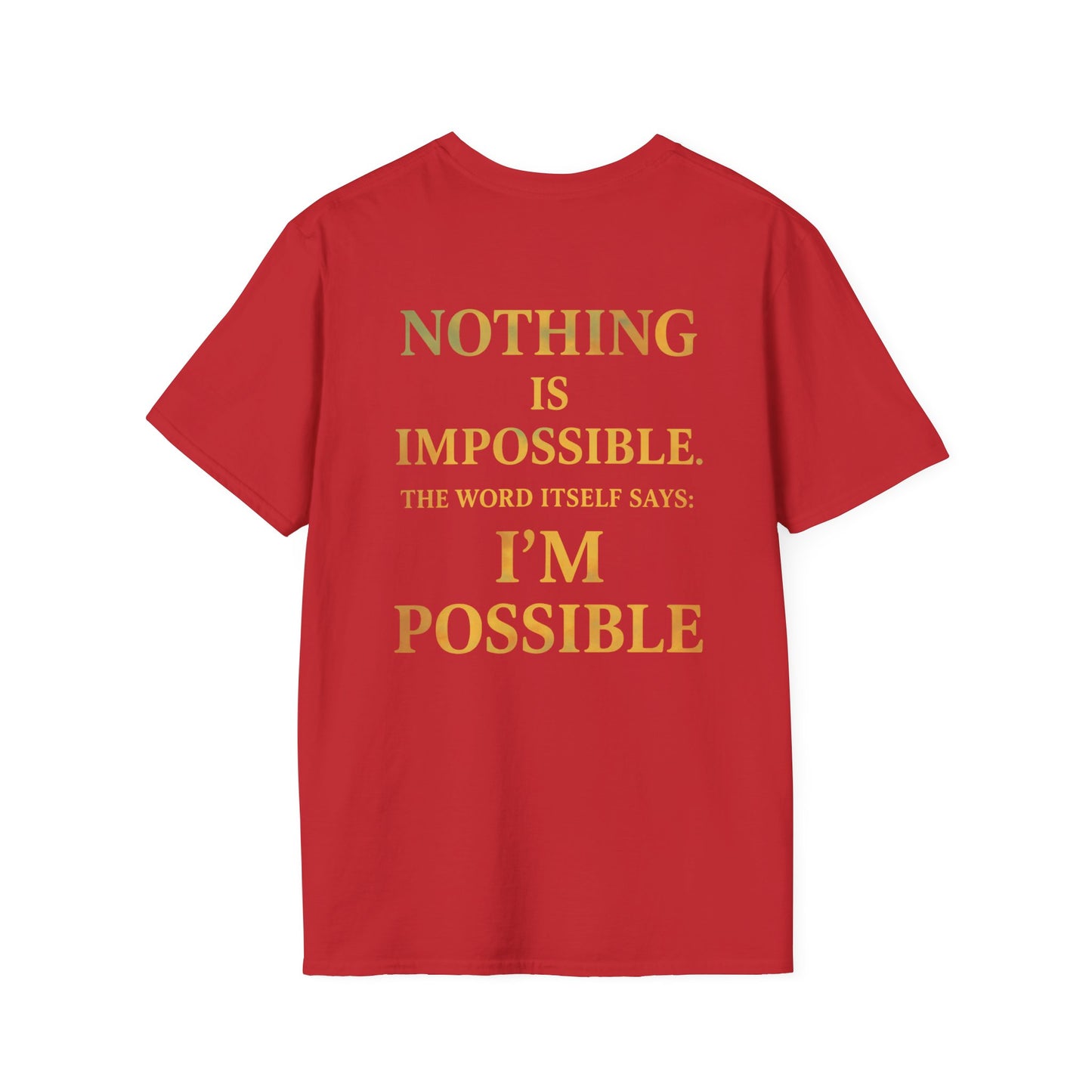 Inspirational Unisex T-Shirt - Stay Sober & I'm Possible, Motivational Tee, Recovery Support, Gift for Friends, Positivity Wear, [...]