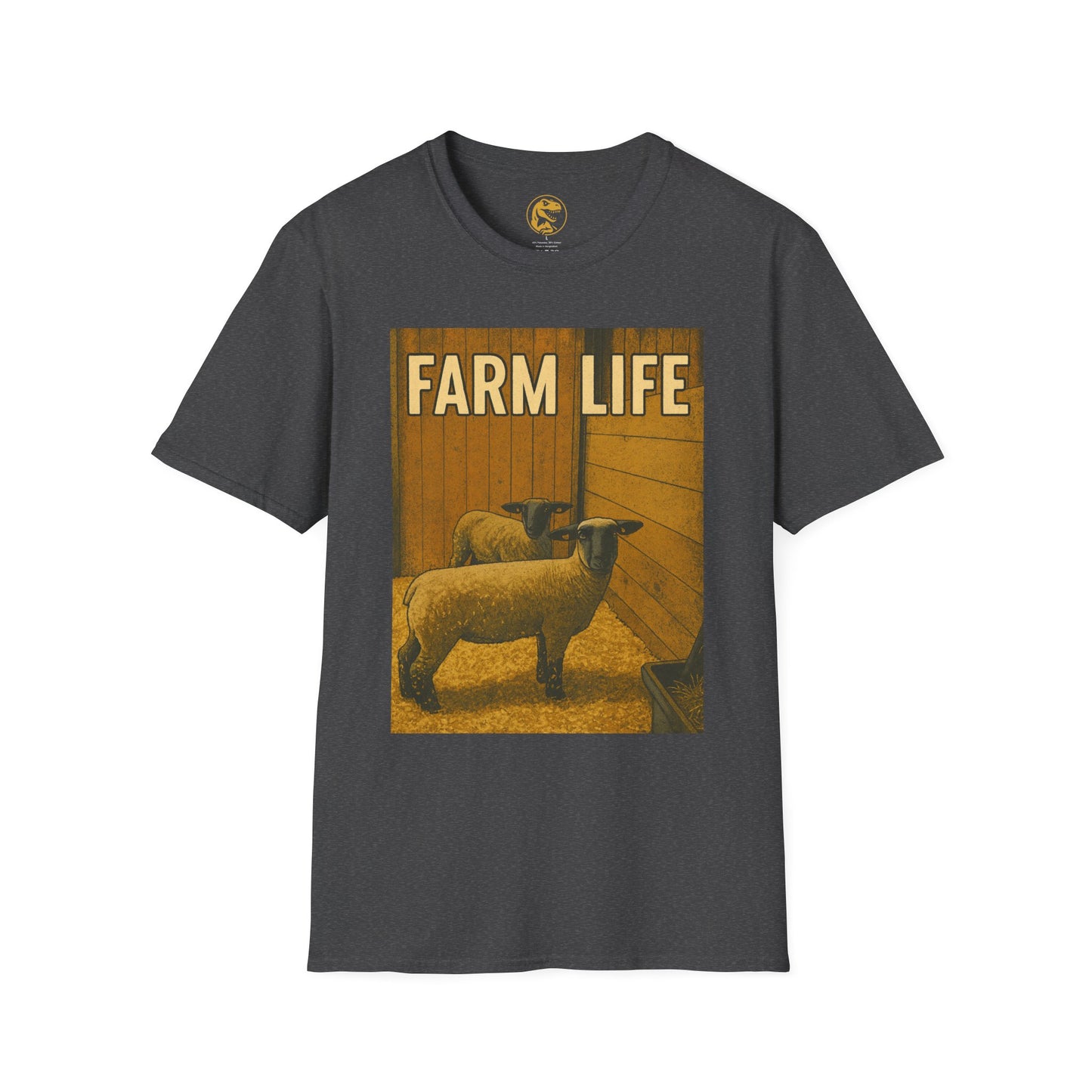 Farm Life T-Shirt, Softstyle Tee for Animal Lovers, Country Living Shirt, Farm house Apparel, Gift for Farmers