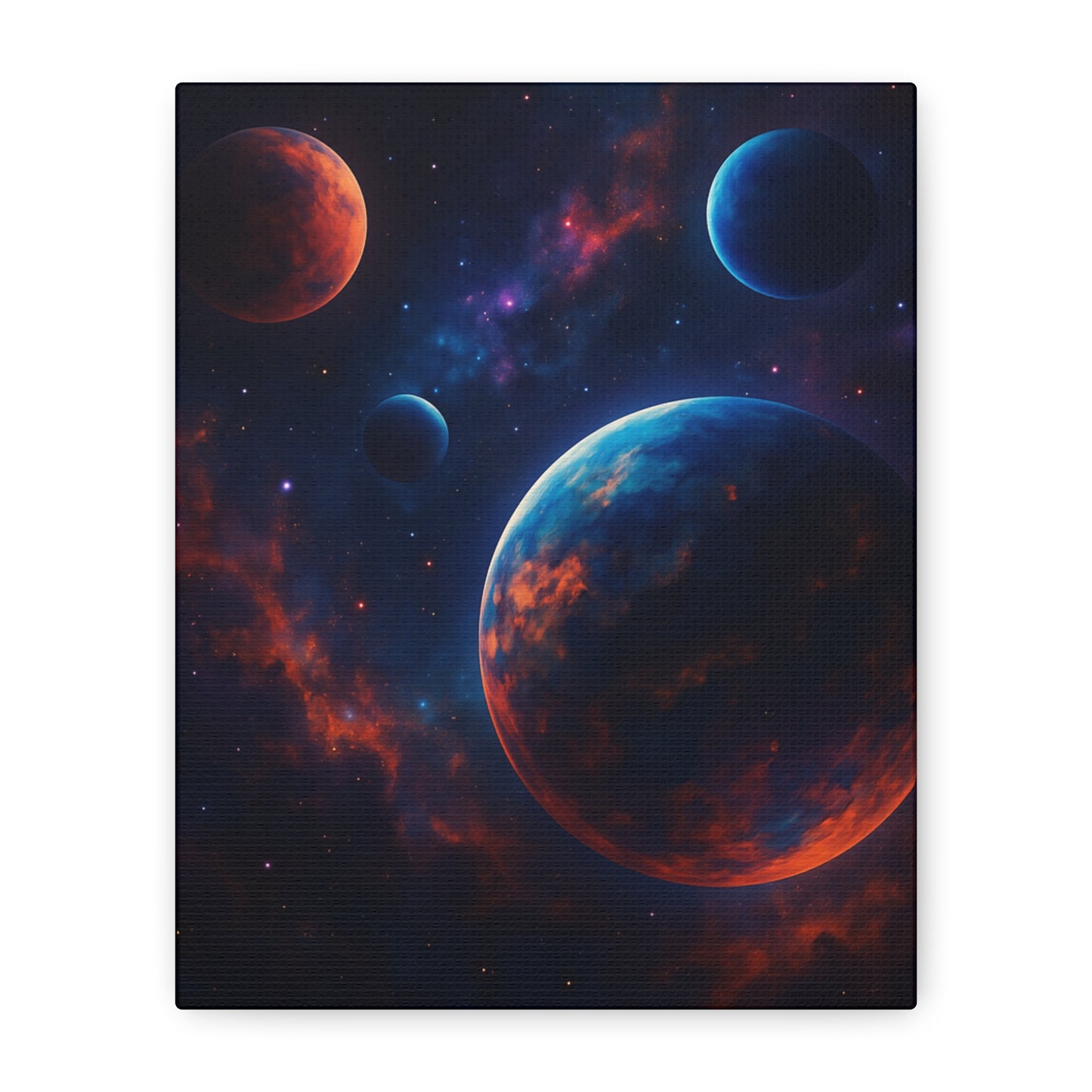 Cosmic Wall Art, Galaxy Canvas, Space Decor, Home Decoration, Astronomical Print, Nebula Artwork, Starry Wall Hanging