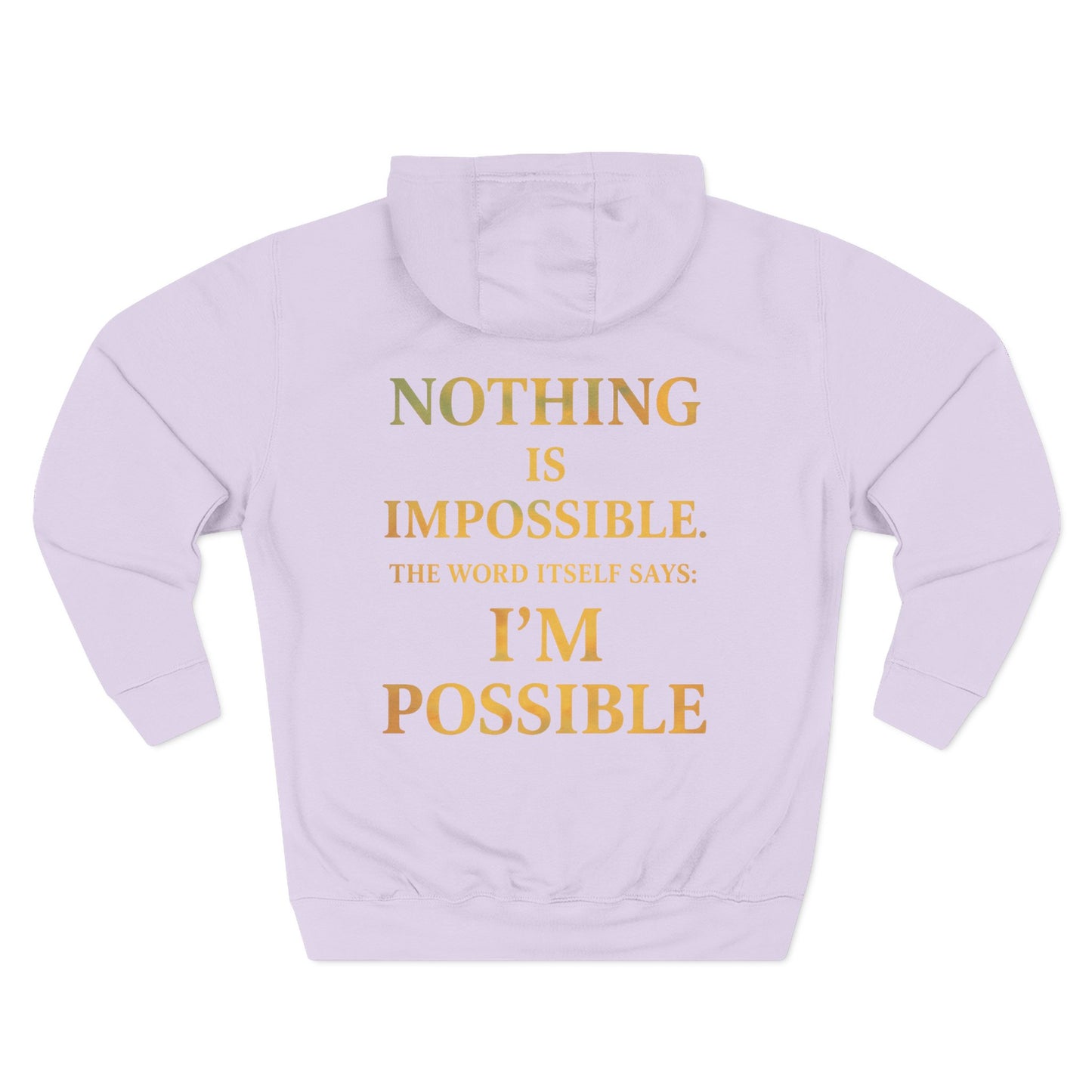 Inspirational Fleece Hoodie, Motivational Gift for Wellness, Stay Sober Apparel, Positive Affirmation Hoodie, Recovery Support Clothing
