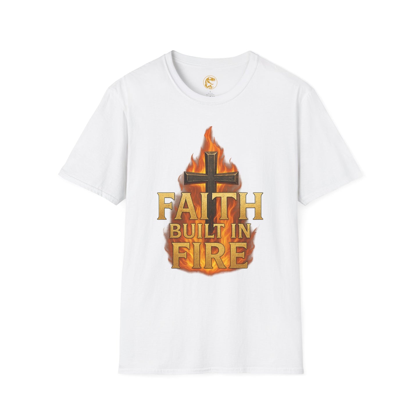 Faith Built in Fire Unisex Softstyle T-Shirt