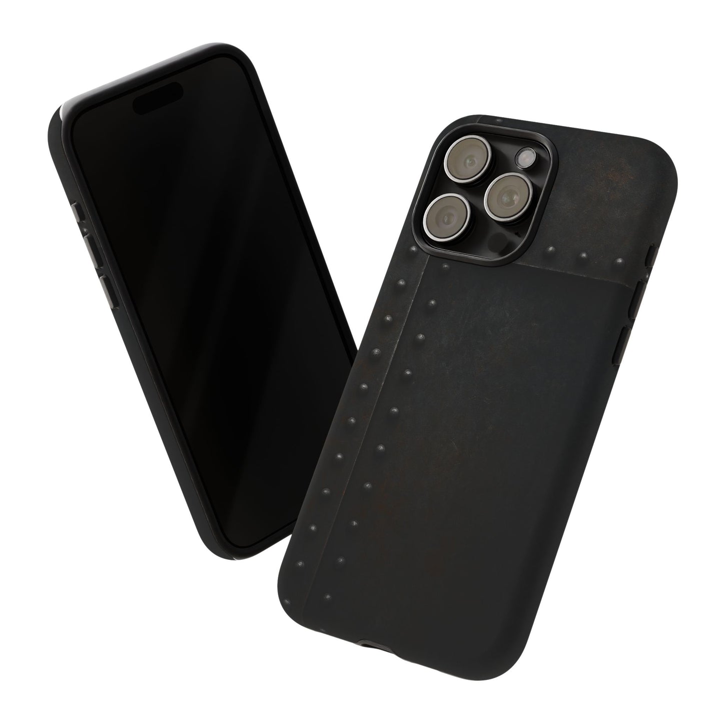 Steel & Smoke – Riveted Shadows Phone Case