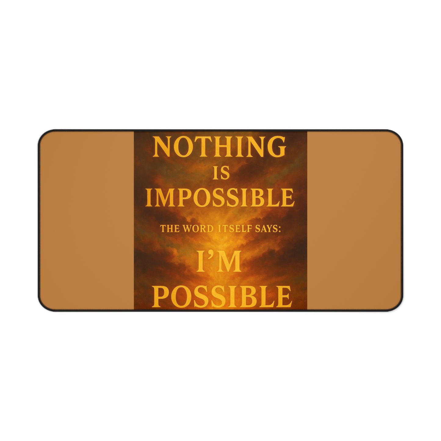Motivational Desk Mat - I'm Possible Inspirational Office Decor, Gift for Students and Professionals, Home Office Accessory, Modern [...]