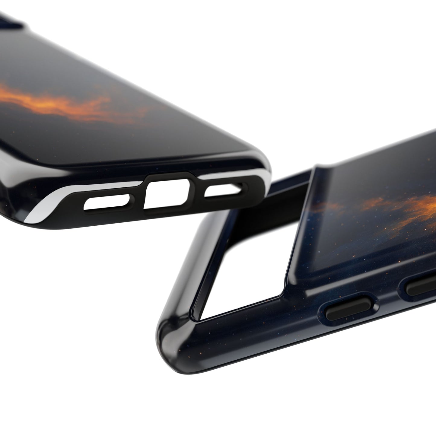 Stellar Flame – Cosmic Nebula Art Phone Case