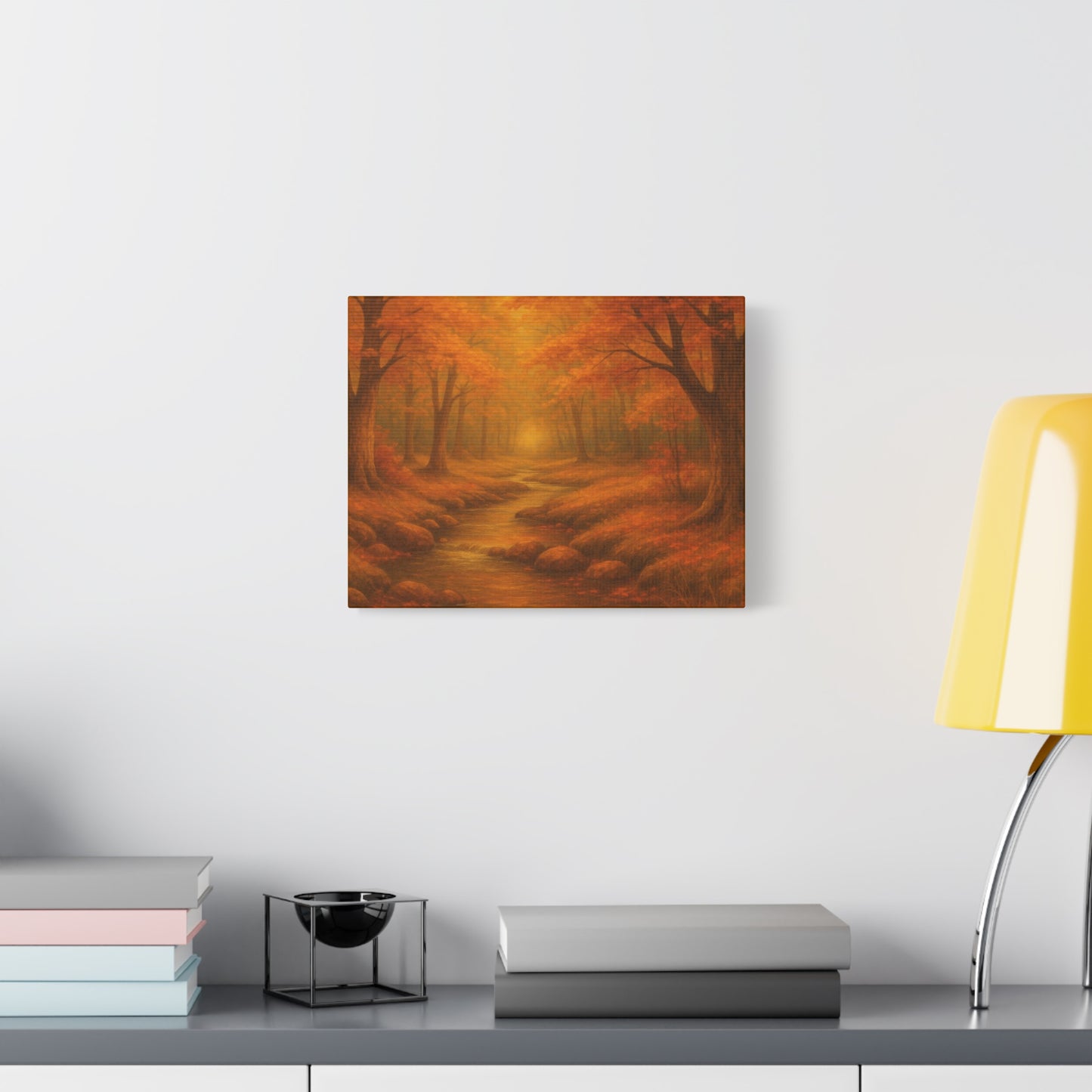 Autumn Landscape Canvas Print, Cozy Home Decor, Fall Wall Art, Nature Inspired Gift, Thanksgiving Decoration