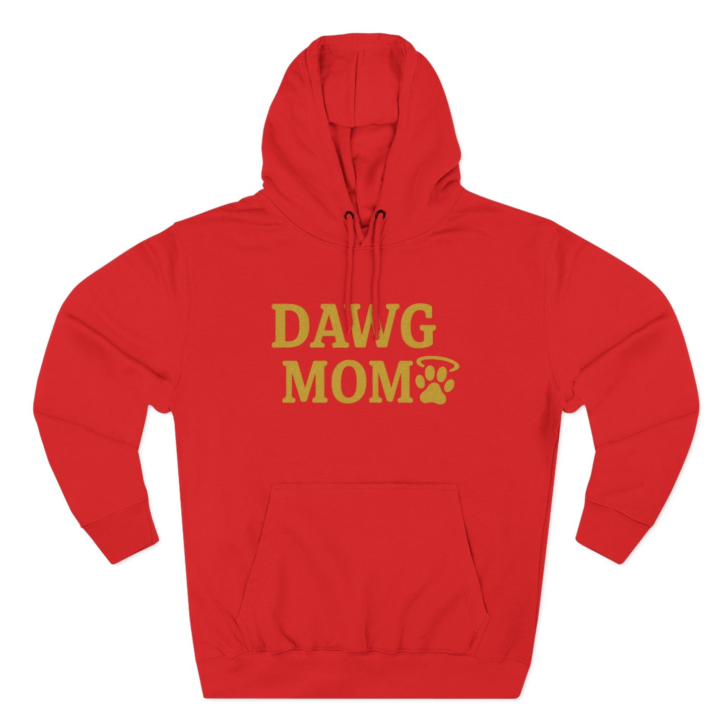 Dawg Mom Fleece Hoodie - Cozy Dog Lover Sweatshirt, Gift for Pet Moms, Animal Lover Apparel, Dog-Themed Clothing, Gifts for Dog Owners
