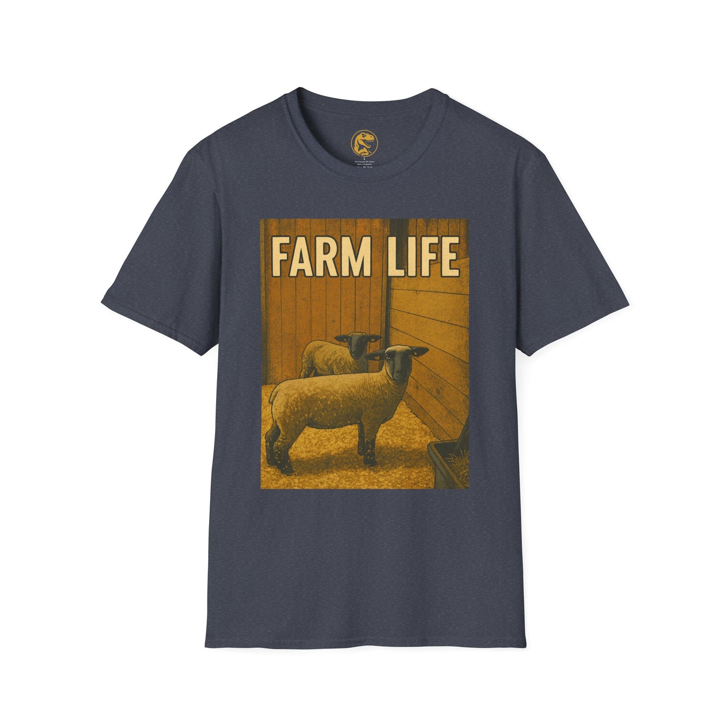 Farm Life T-Shirt, Softstyle Tee for Animal Lovers, Country Living Shirt, Farm house Apparel, Gift for Farmers
