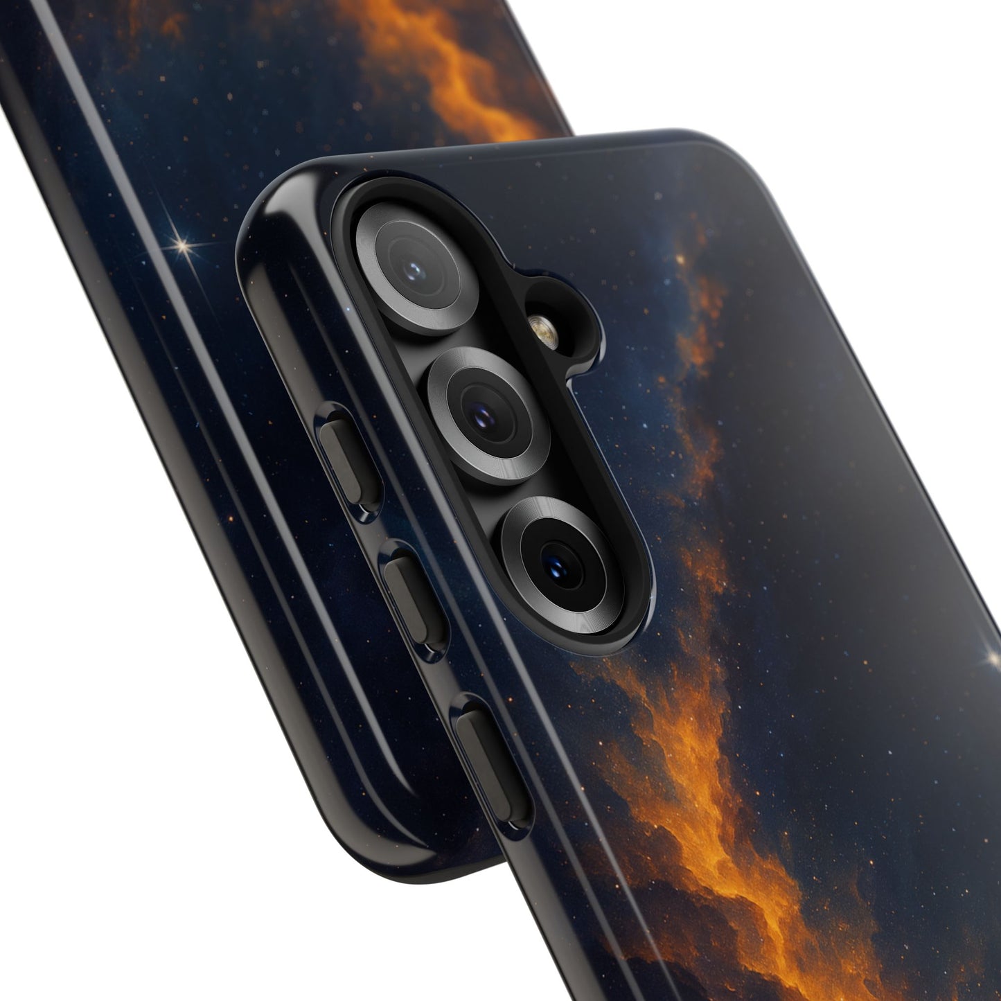 Stellar Flame – Cosmic Nebula Art Phone Case