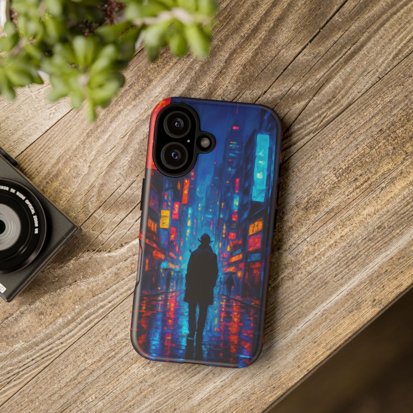 Neon City Nights – Urban Glow Phone Case