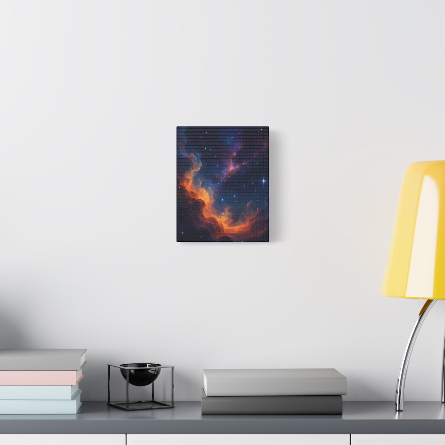 Stellar Flame – Nebula Canvas Art