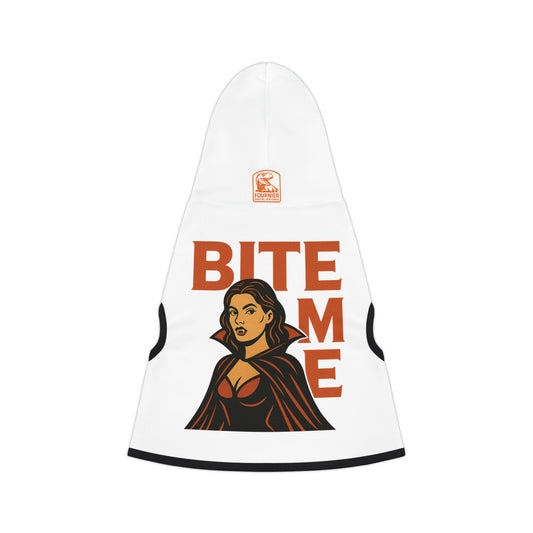 Vampire Bite Me Pet Hoodie | Cute Dog Outfit | Halloween Apparel | Pet Costume | Dog Lover Gift | Stylish Pet Clothes
