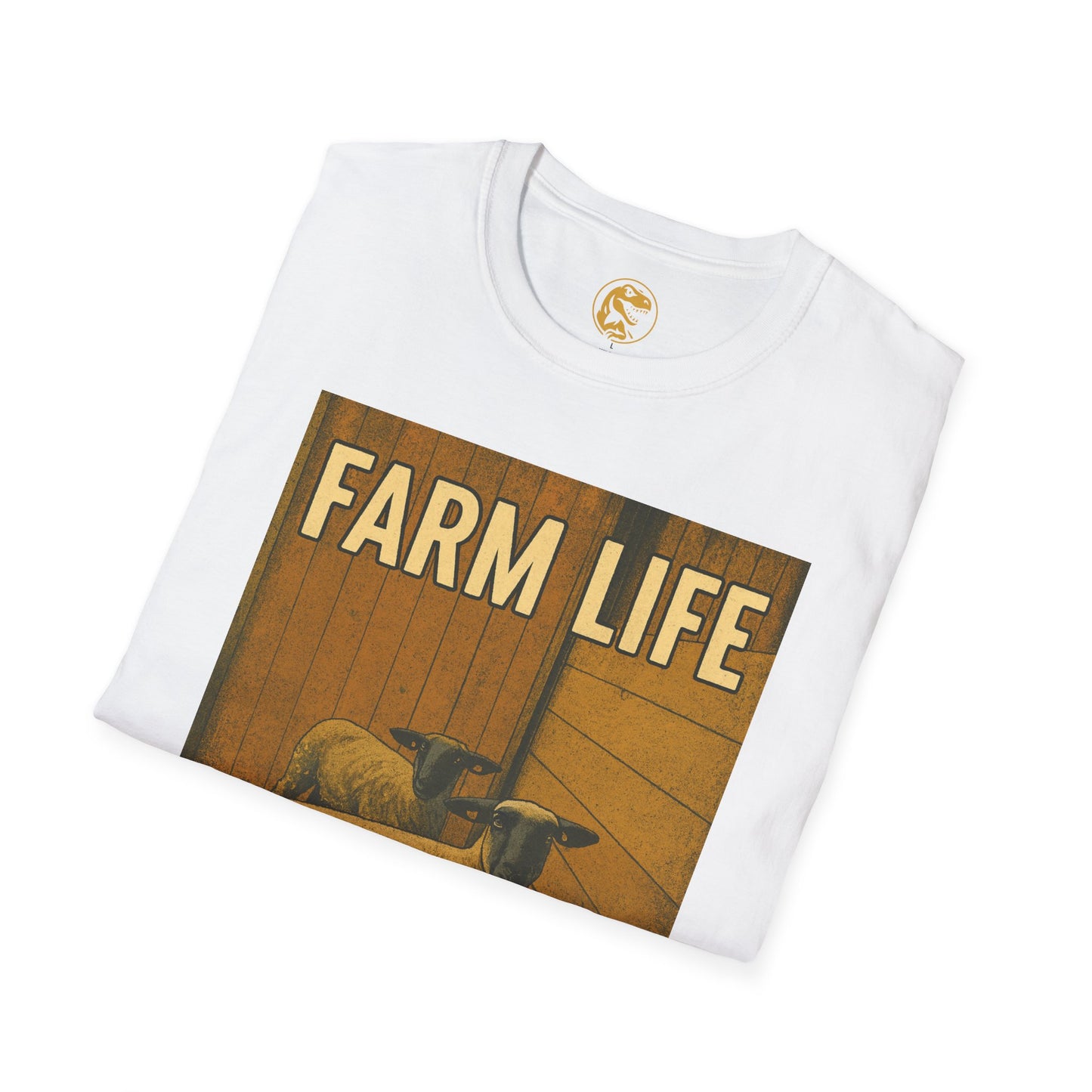 Farm Life T-Shirt, Softstyle Tee for Animal Lovers, Country Living Shirt, Farm house Apparel, Gift for Farmers