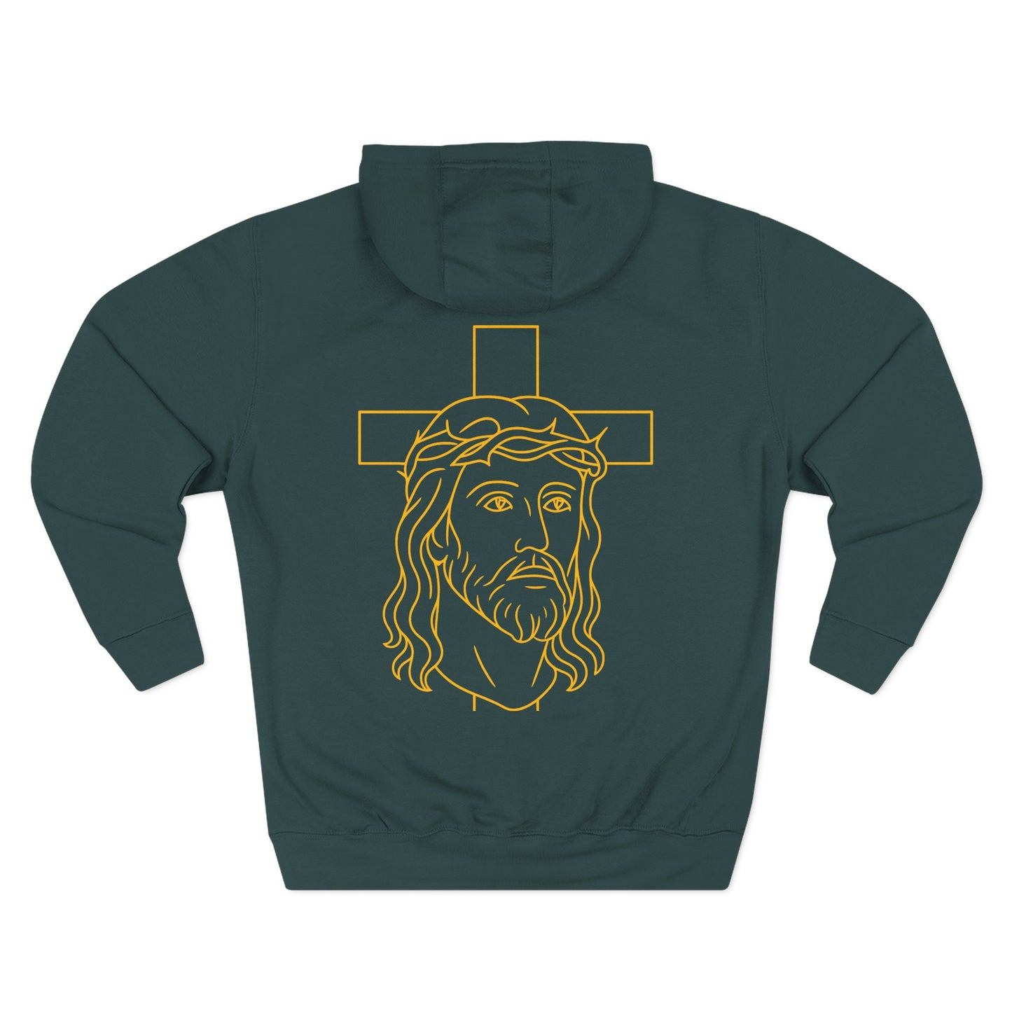 Stay Sober x Faith Hoodie – Gold & Black Christian Recovery Design