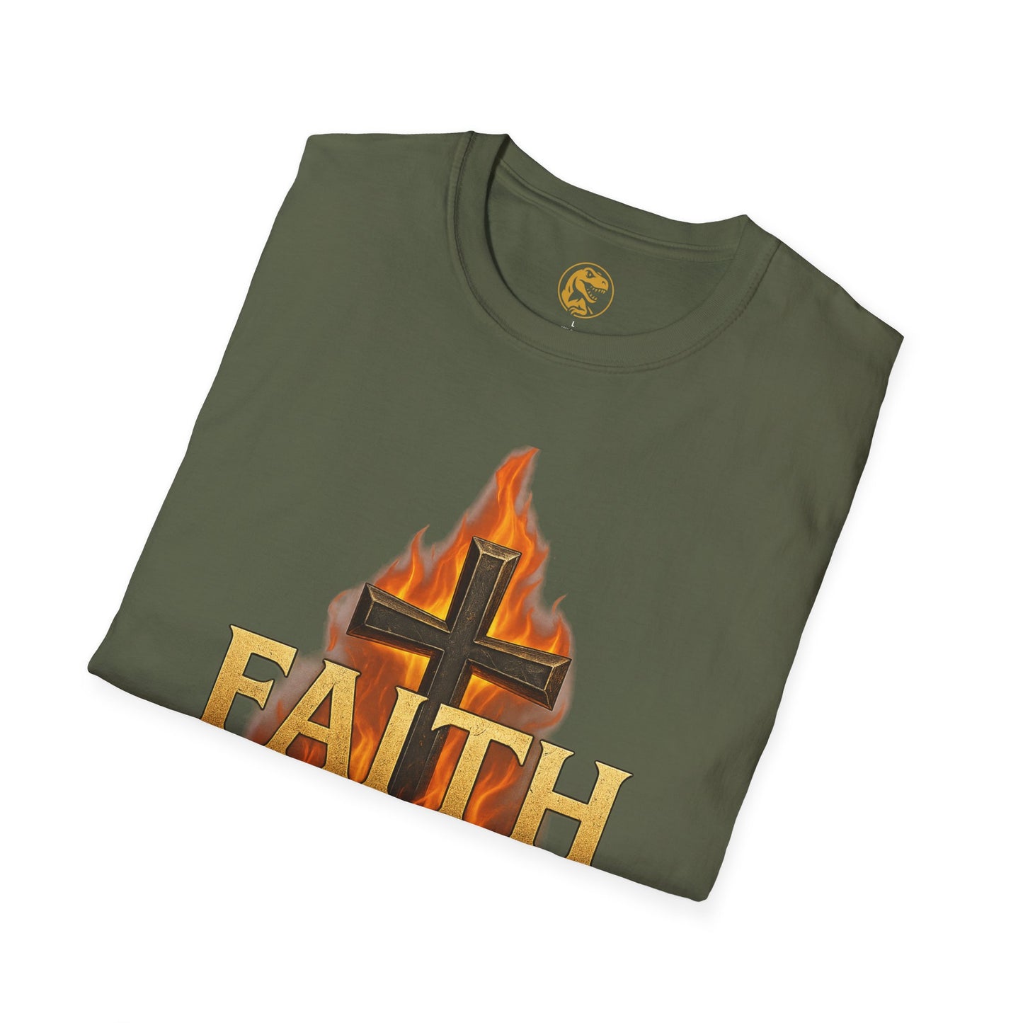 Faith Built in Fire Unisex Softstyle T-Shirt