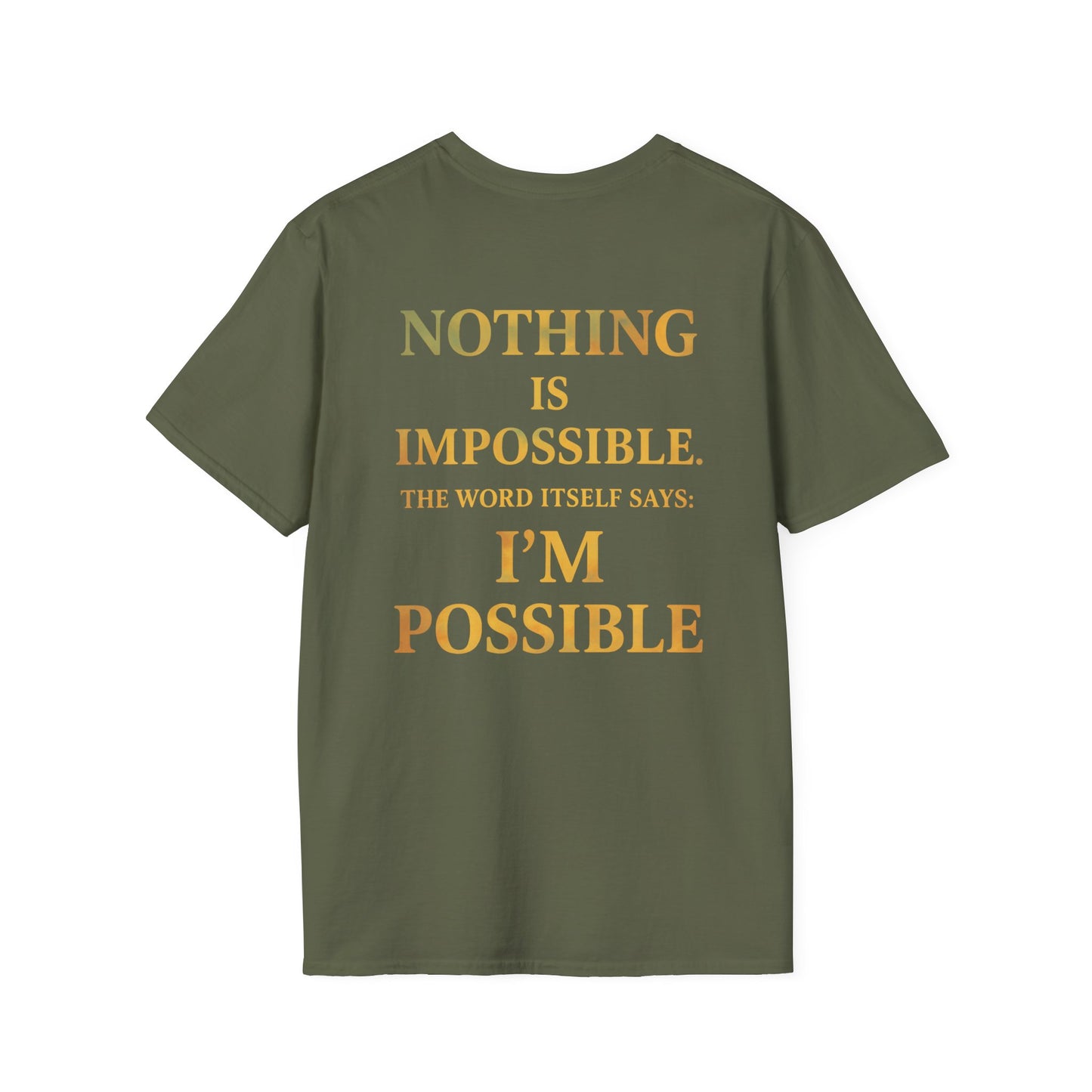 Inspirational Unisex T-Shirt - Stay Sober & I'm Possible, Motivational Tee, Recovery Support, Gift for Friends, Positivity Wear, [...]