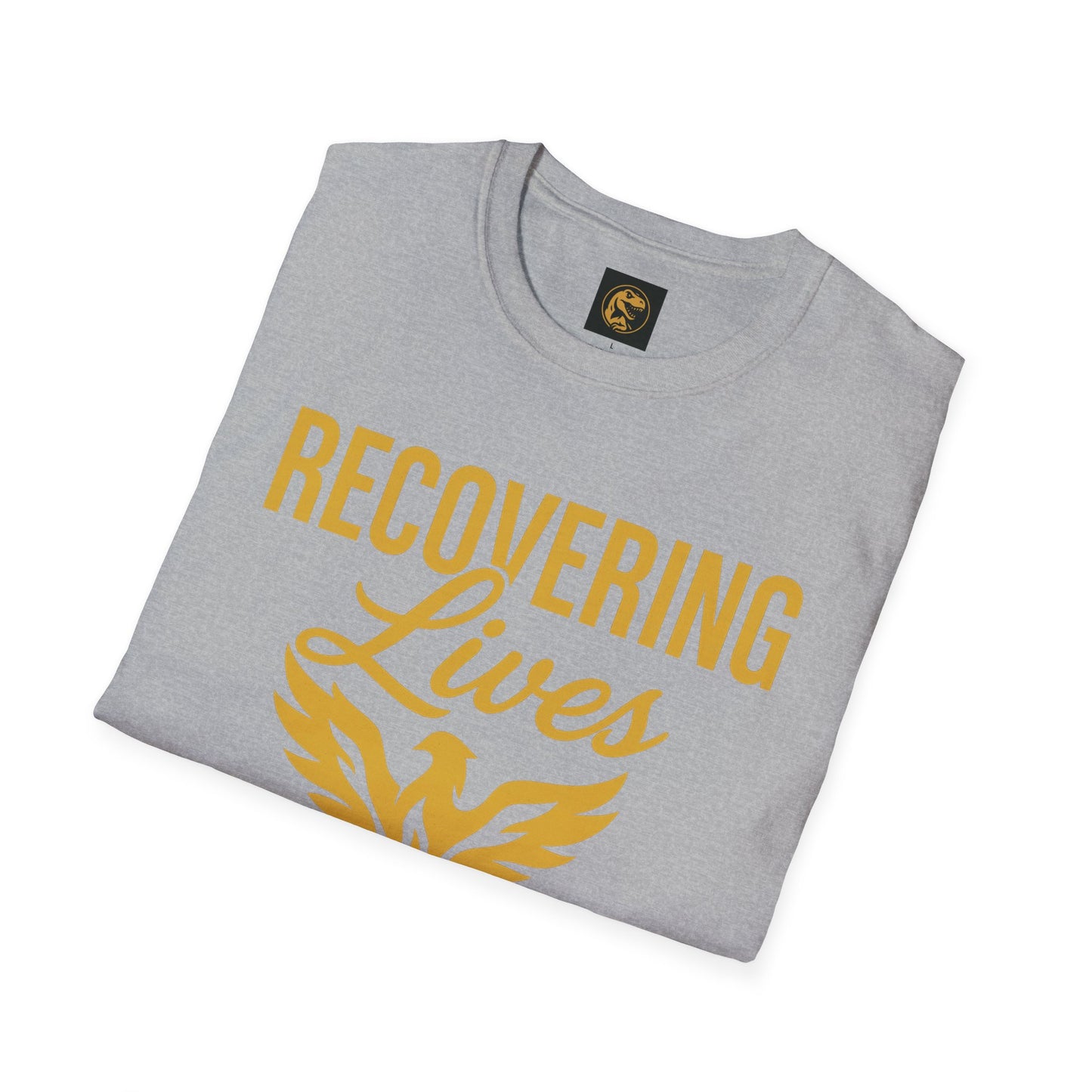 Recovering Lives Matter T-Shirt | Unisex Softstyle Tee | Recovery Support | Inspirational Apparel | Gift for Sober Friends | Self-Care Wear