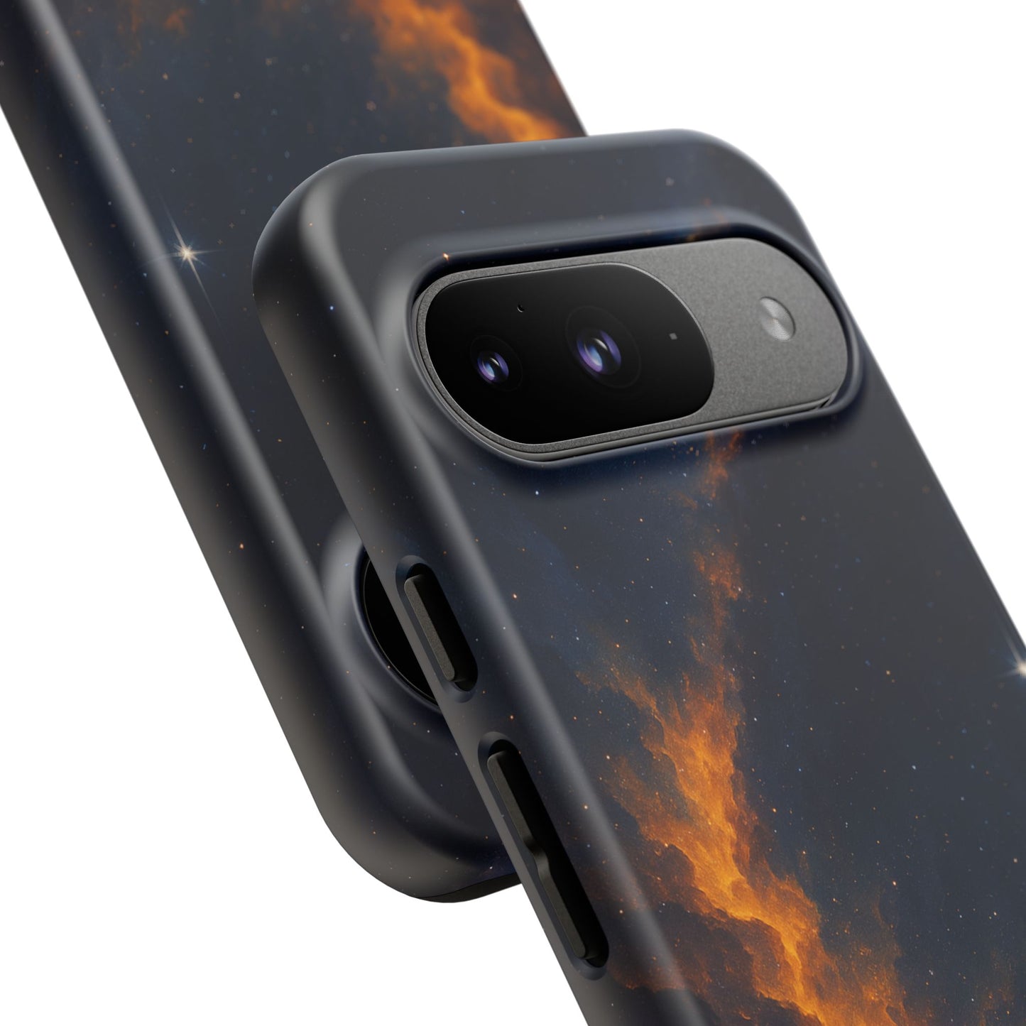 Stellar Flame – Cosmic Nebula Art Phone Case