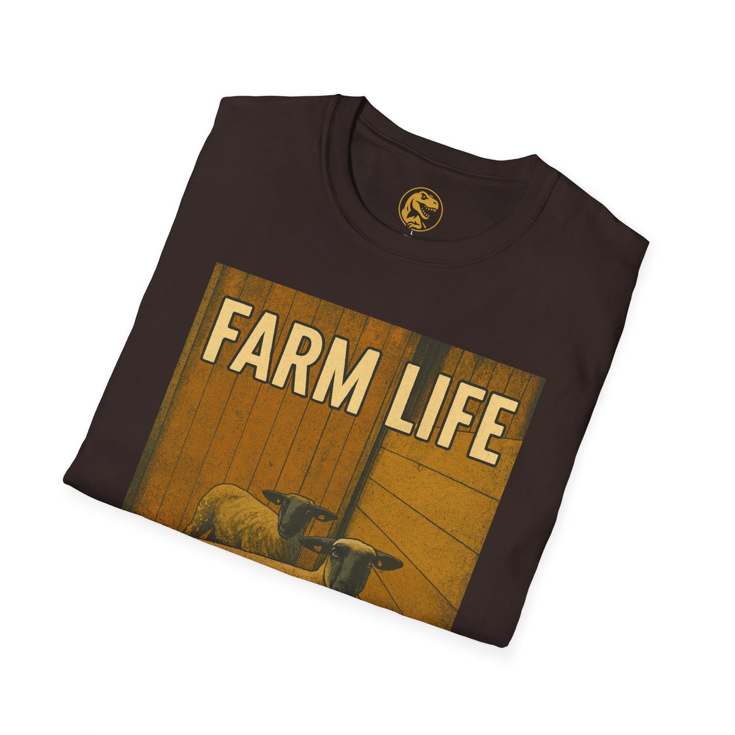 Farm Life T-Shirt, Softstyle Tee for Animal Lovers, Country Living Shirt, Farm house Apparel, Gift for Farmers